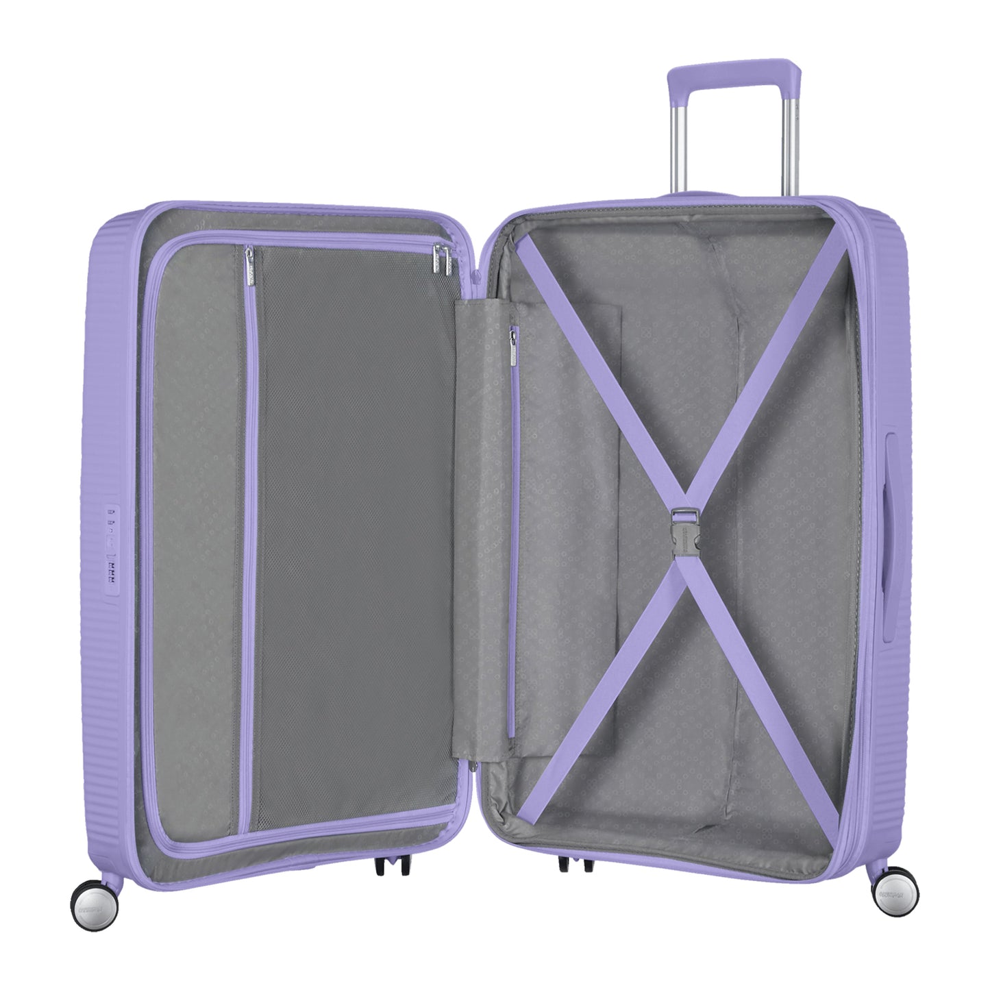 American Tourister Großer Koffer SoundBox 77cm Lavender