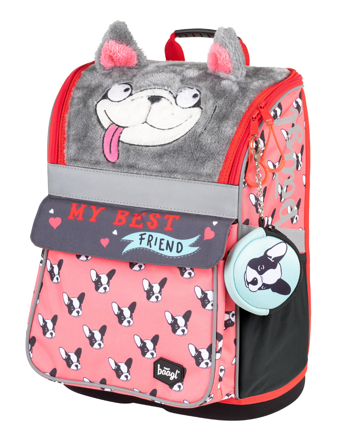 Zippy Doggie Schulranzen-Set 3tlg: Schulranzen, Federmäppchen, Turnbeutel