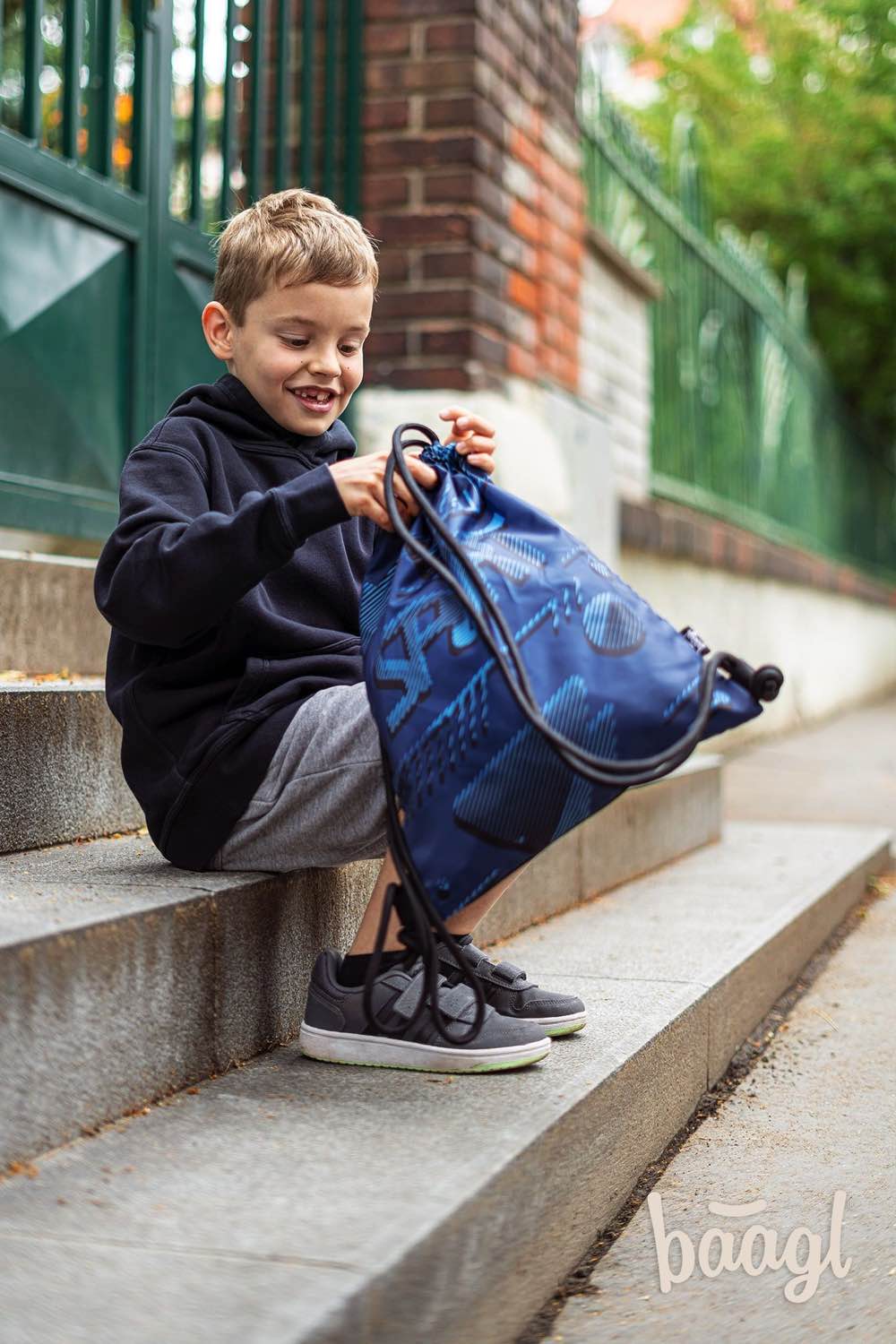 Zippy Sport Schulranzen-Set 4tlg: Schulranzen, Federmäppchen, Turnbeutel, Silikon-Etui