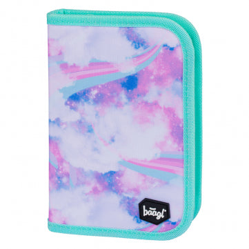 Zippy Regenbogen Schulranzen-Set 4tlg: Schulranzen, Federmäppchen, Turnbeutel, Silikon-Etui