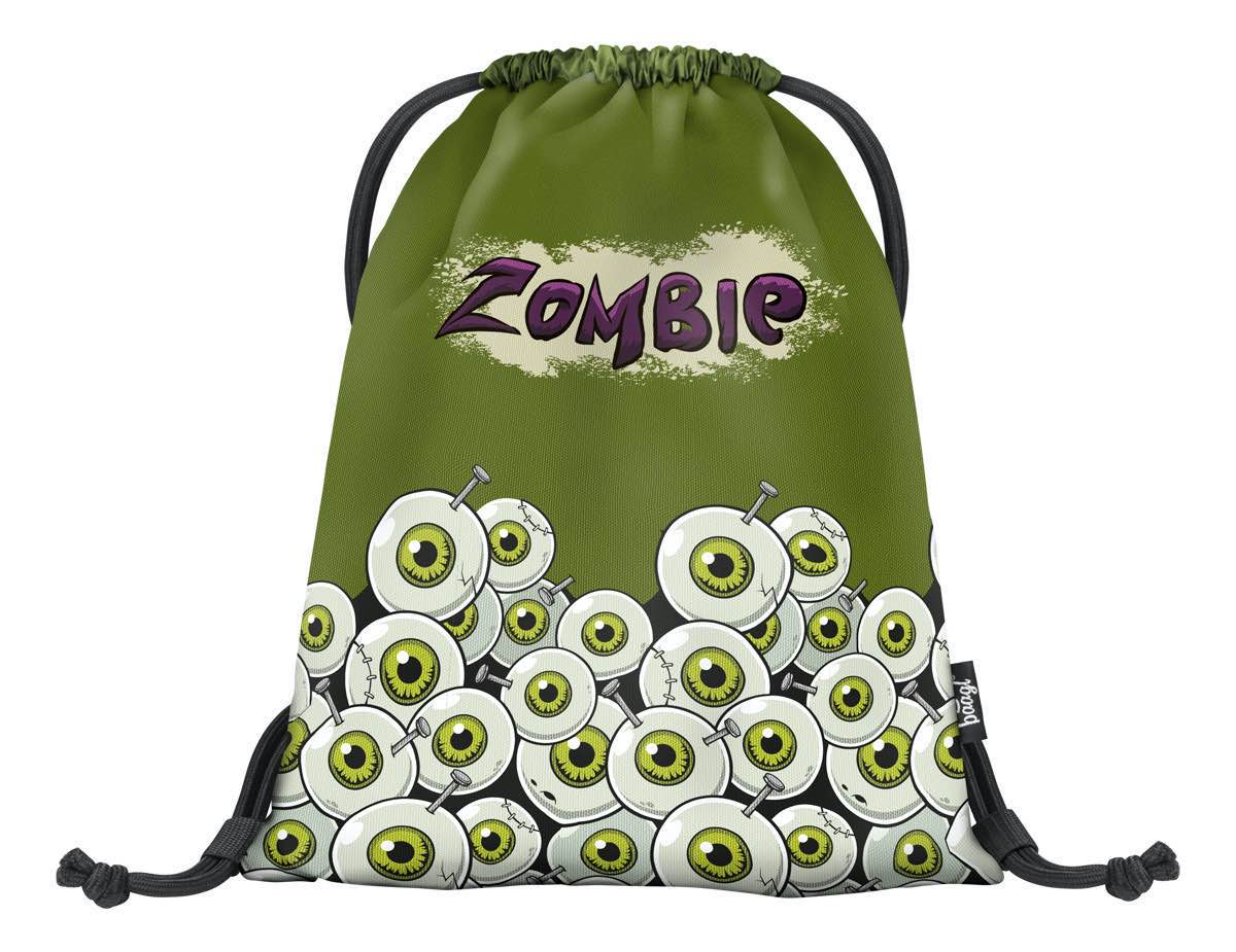 Zippy Zombie Schulranzen-Set 3tlg: Schulranzen, Federmäppchen, Turnbeutel