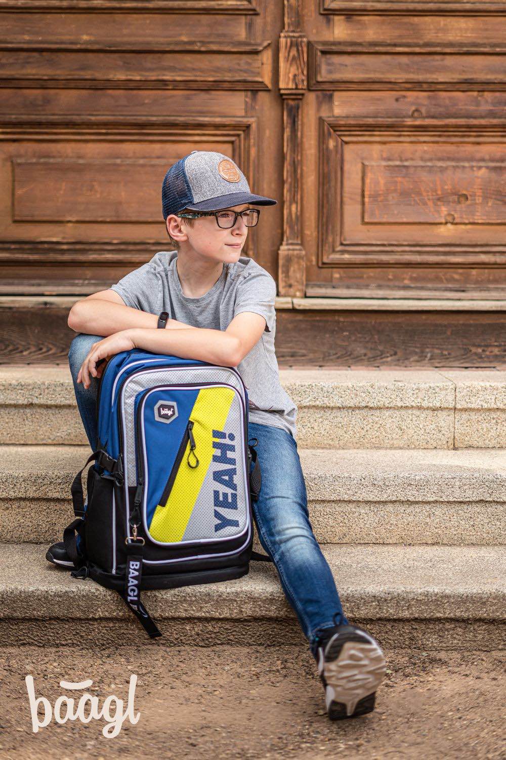 Cubic Neon Rucksack-Set 3tlg: Rucksack, Federmäppchen, Turnbeutel