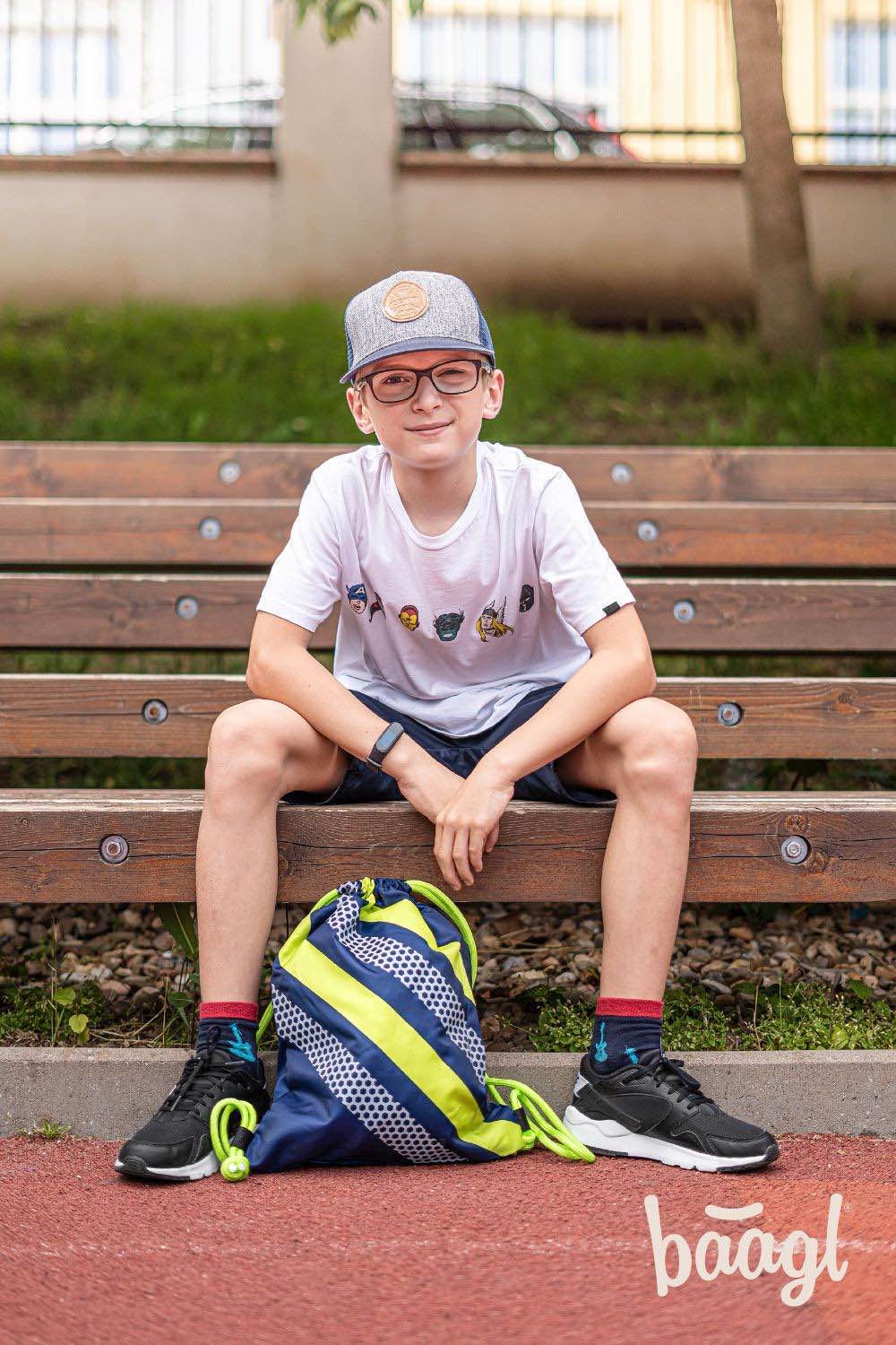 Cubic Neon Rucksack-Set 3tlg: Rucksack, Federmäppchen, Turnbeutel