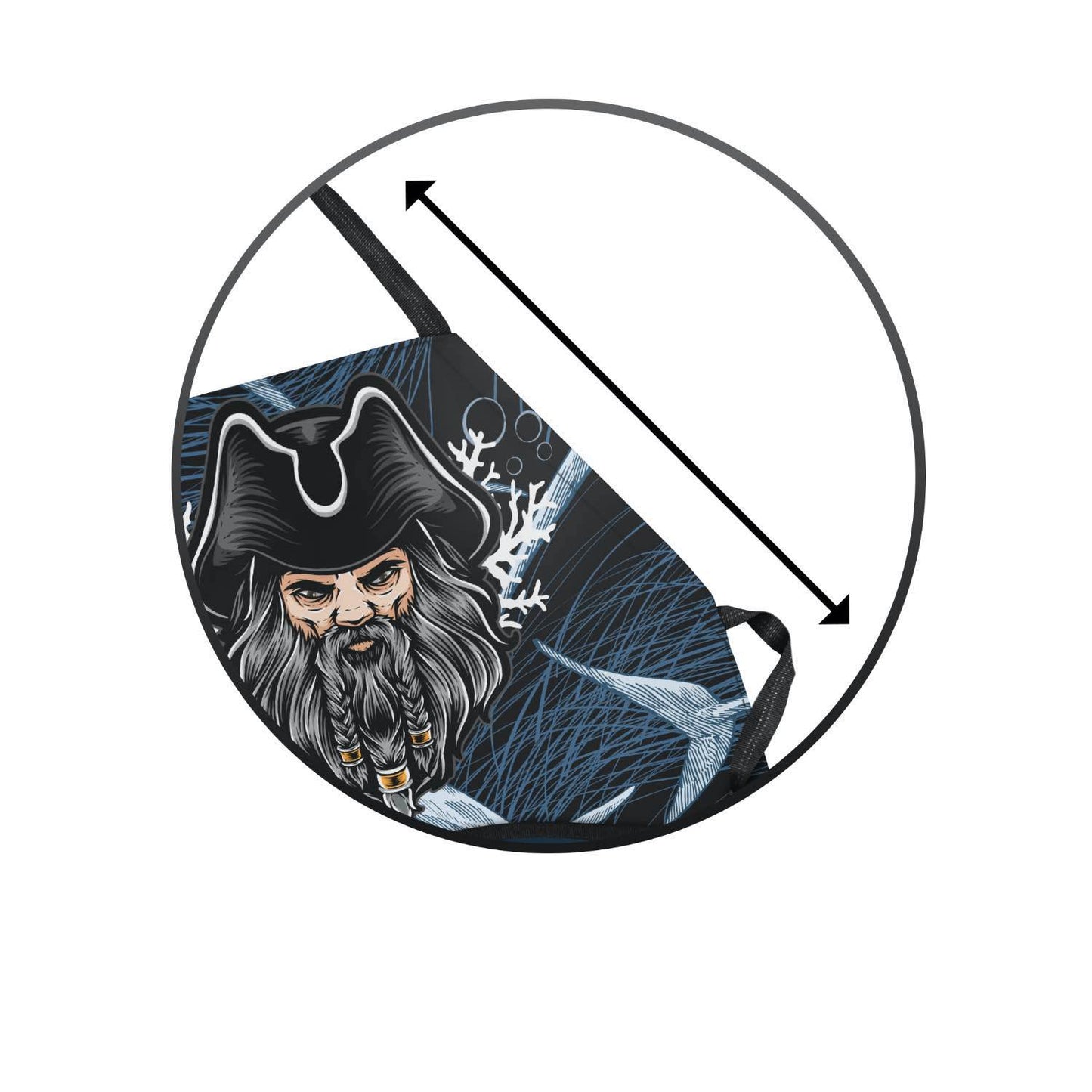 Piraten Schulranzen-Set 5tlg: Schulranzen, Federmäppchen, Turnbeutel, Trinkflasche, Schürze