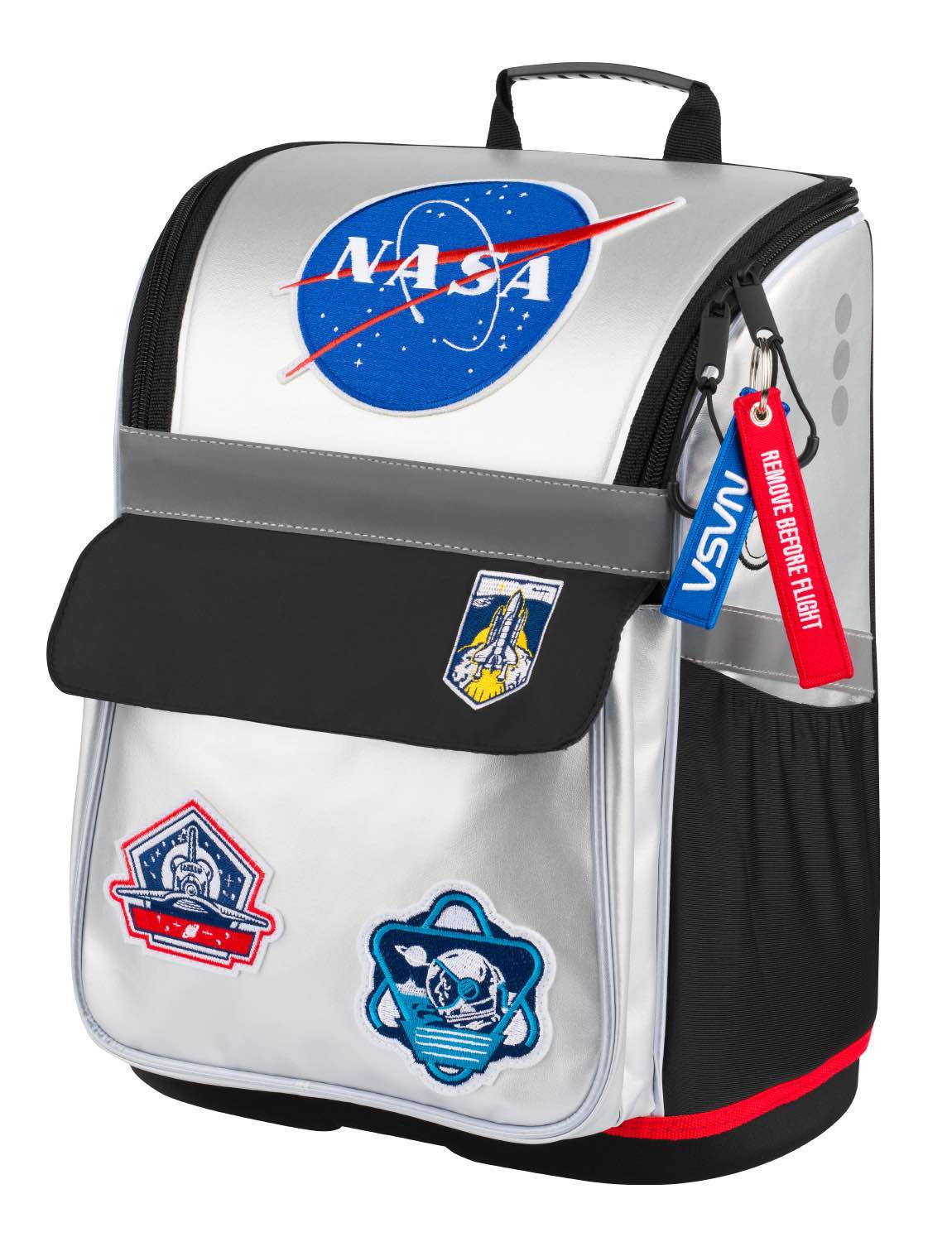 Zippy NASA Schulranzen-Set 6tlg: Schulranzen, Federmäppchen, Turnbeutel, Trinkflasche, Notizbuch, Geldbeutel