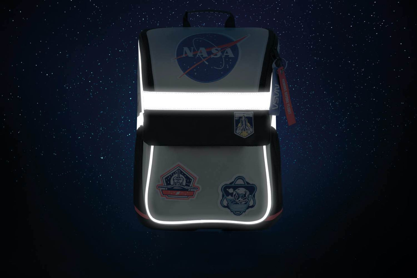 Zippy NASA Schulranzen-Set 6tlg: Schulranzen, Federmäppchen, Turnbeutel, Trinkflasche, Notizbuch, Geldbeutel