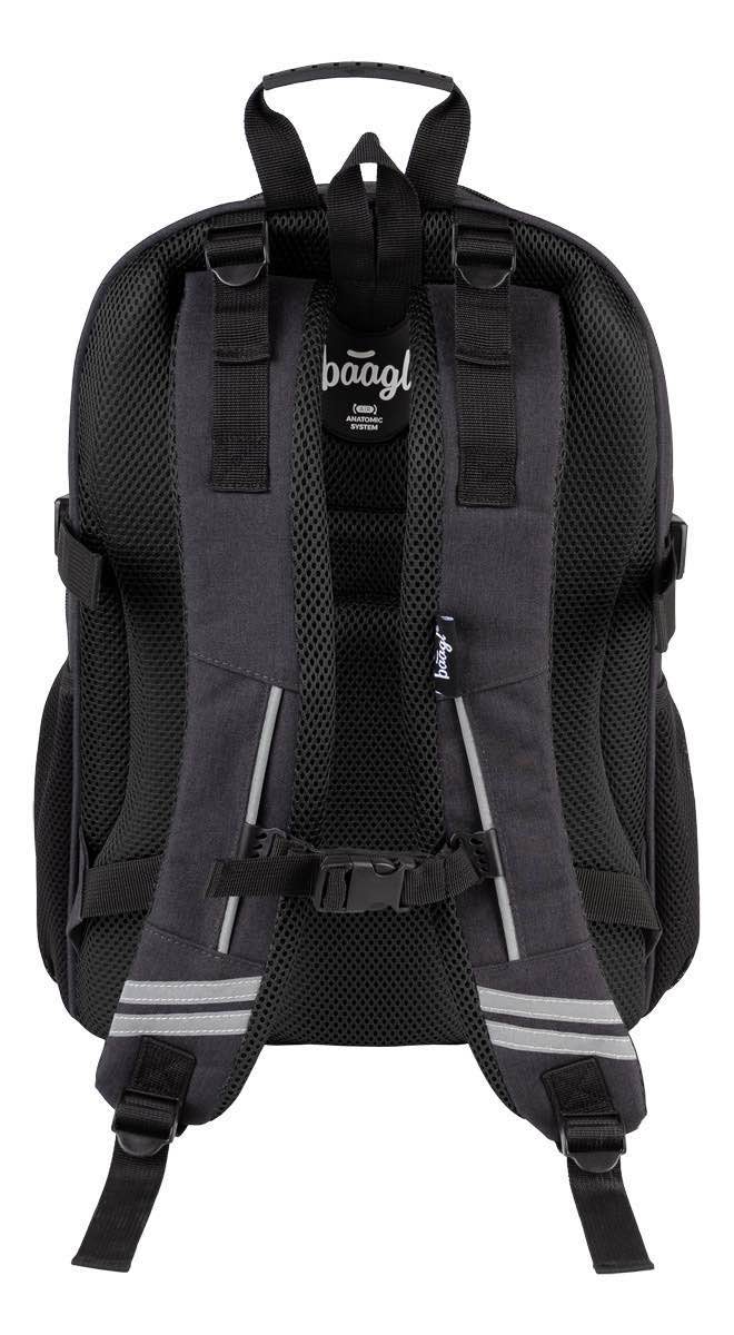 Batman Rucksack-Set 6tlg: Rucksack, Etui, Turnbeutel, Notizbuch, Regenjacke, Heftmappe