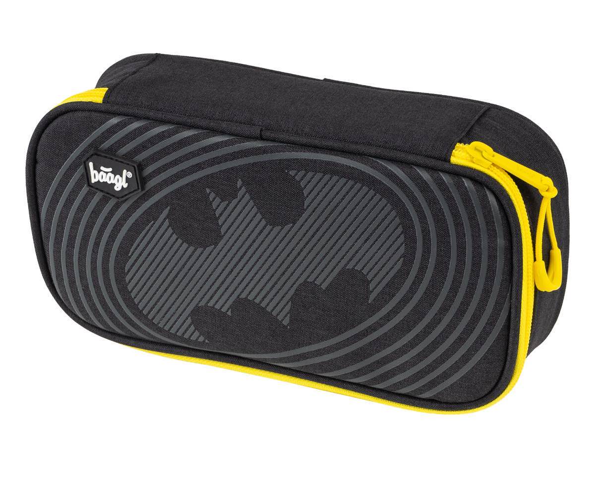 Batman Rucksack-Set 6tlg: Rucksack, Etui, Turnbeutel, Notizbuch, Regenjacke, Heftmappe