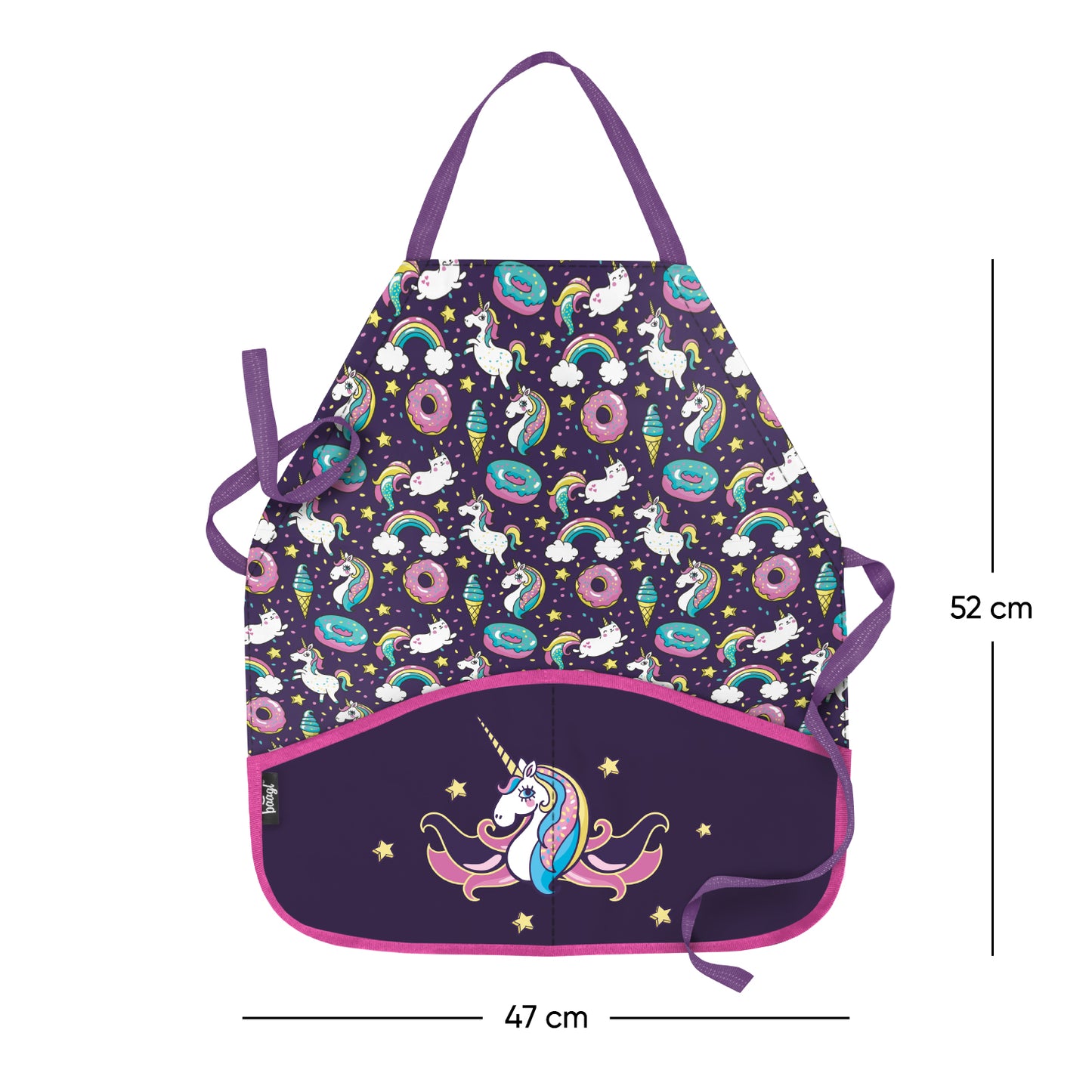 Zippy Unicorn Schulranzen-Set 7tlg: Schulranzen, Federmäppchen, Turnbeutel, Heftmappe, Brotdose, Schürze, Sticker