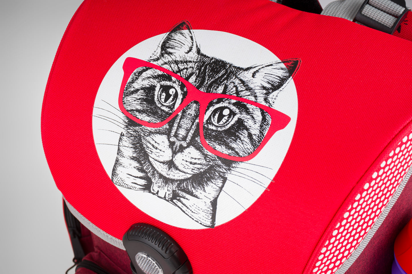 Katzen Schulranzen-Set 7tlg: Schulranzen, Federmäppchen, Turnbeutel, Heftmappe, Brotdose, Schürze, Hängeorganizer