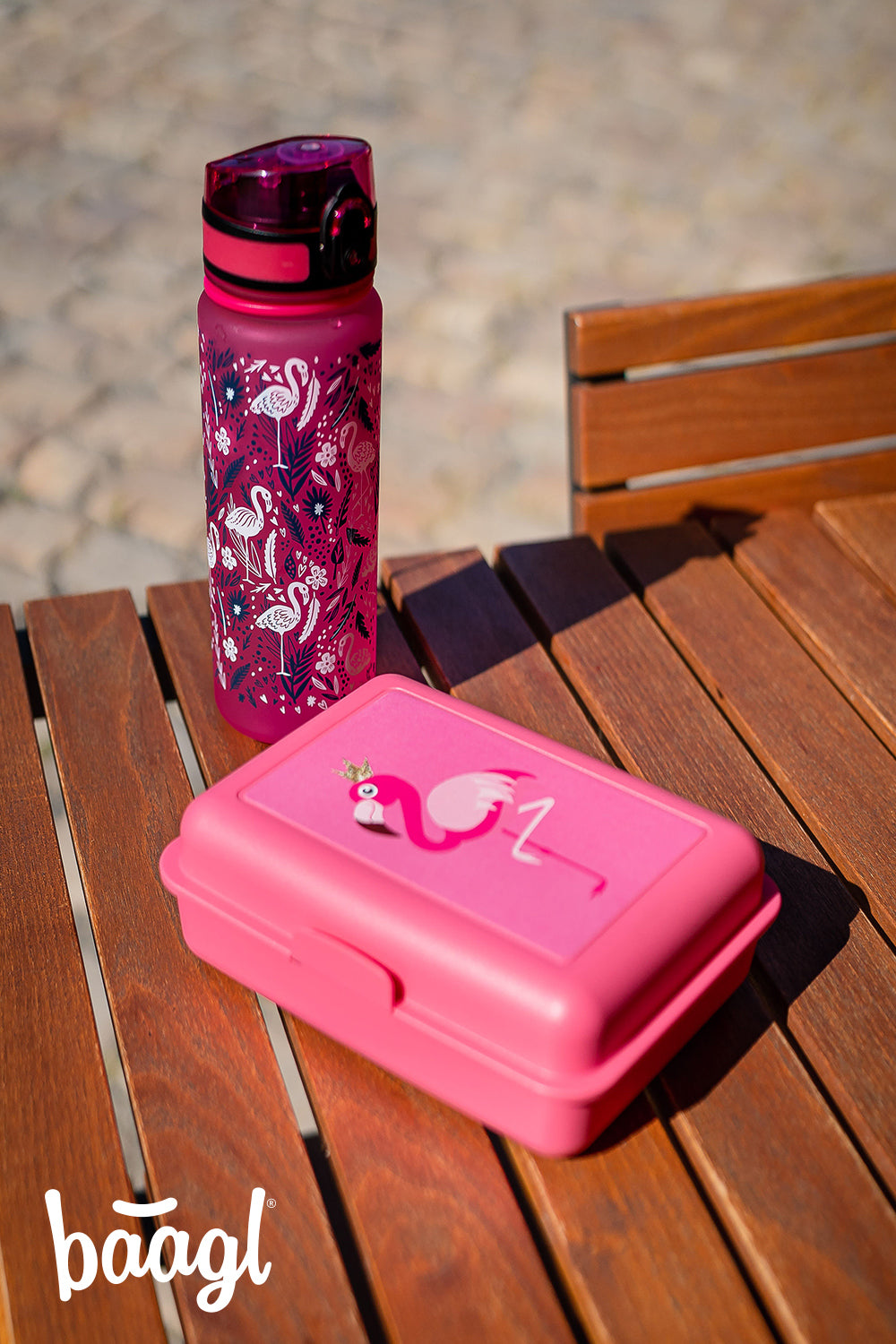 Tritan Trinkflasche Flamingo, 500 ml