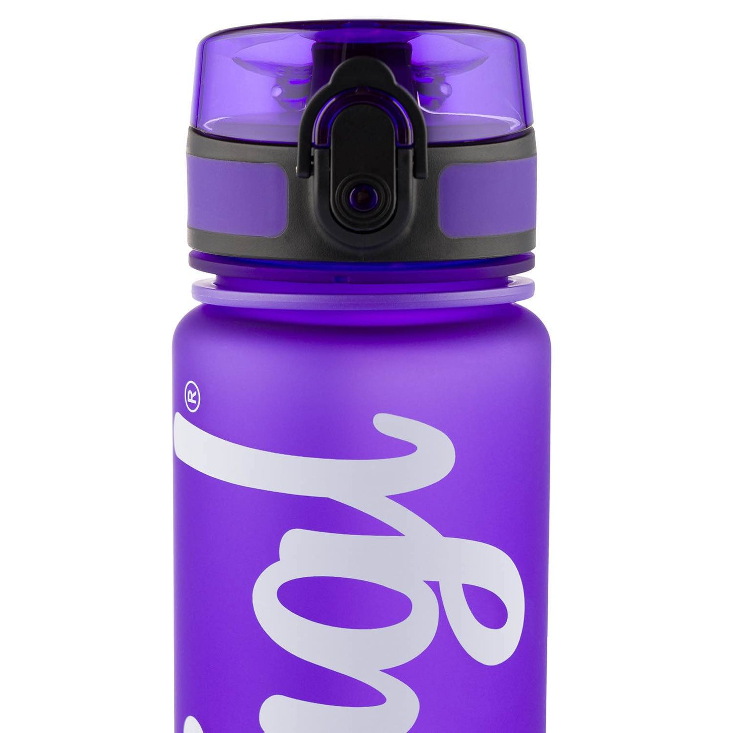 Tritan Trinkflasche Logo Lila, 500 ml