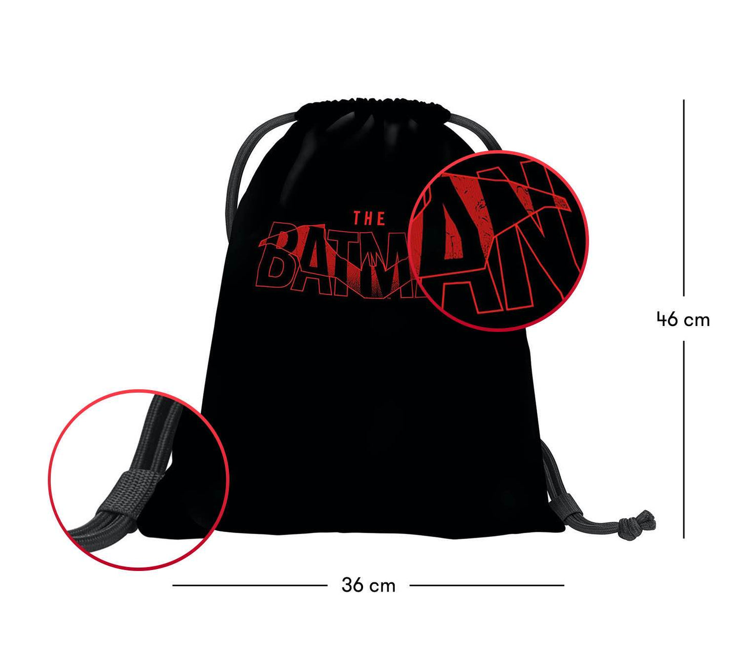 Turnbeutel Batman Red