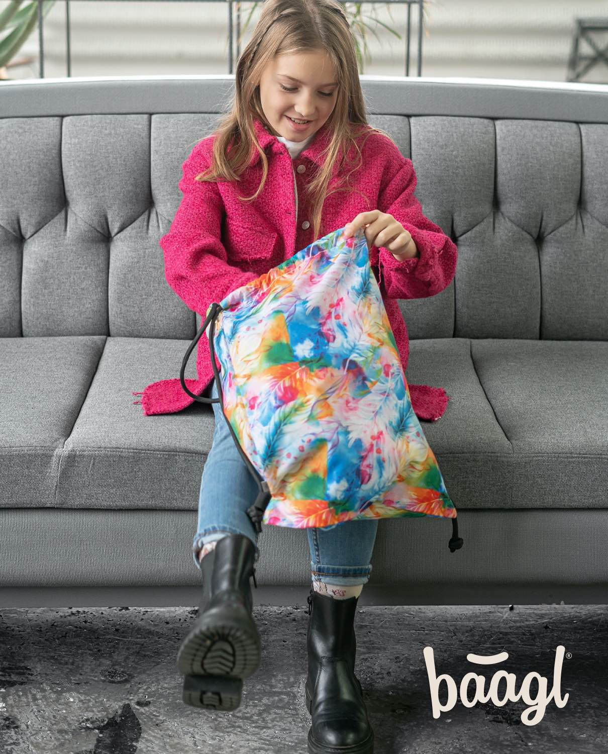 Core Aquarell Rucksack-Set 3tlg: Rucksack, Federmäppchen, Turnbeutel