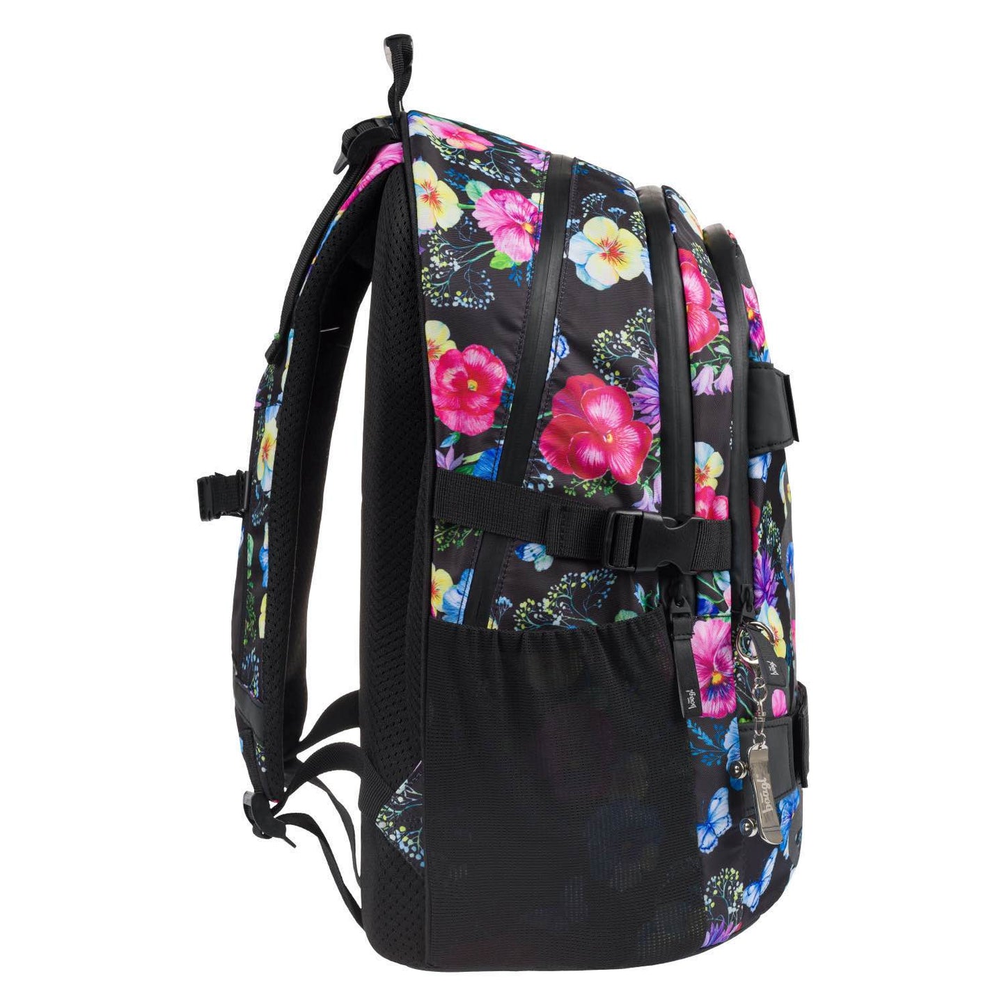 Skate Flowers Rucksack-Set 3tlg: Rucksack, Federmäppchen, Turnbeutel