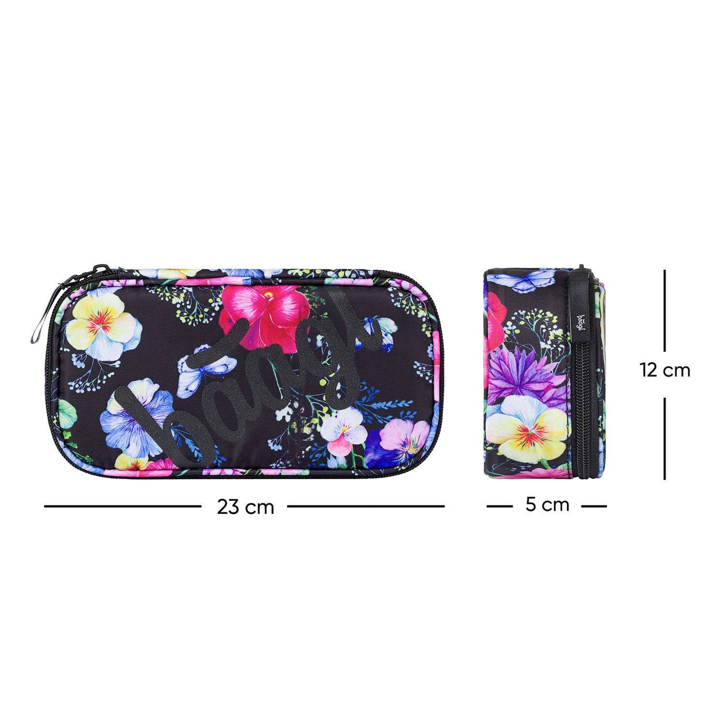 Skate Flowers Rucksack-Set 3tlg: Rucksack, Federmäppchen, Turnbeutel