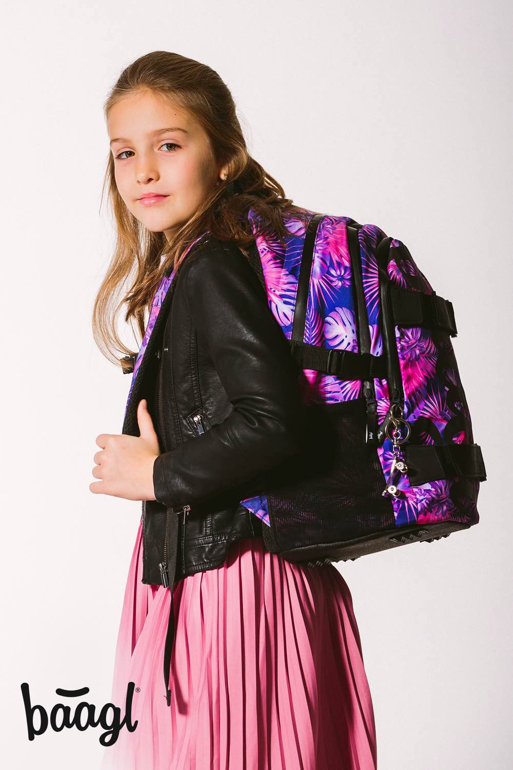 Skate Violet Rucksack-Set 3tlg: Rucksack, Federmäppchen, Turnbeutel