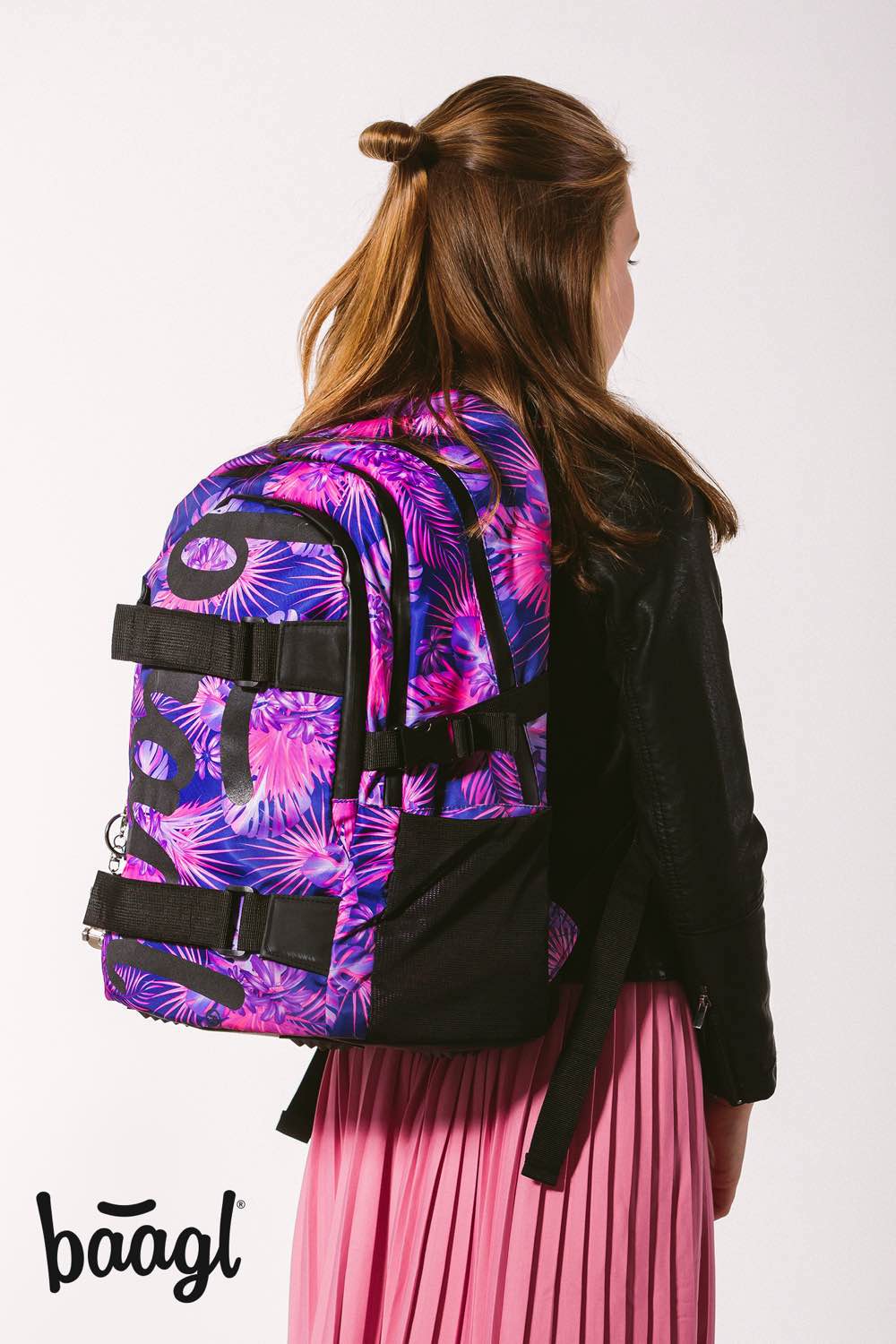 Skate Violet Rucksack-Set 3tlg: Rucksack, Federmäppchen, Turnbeutel