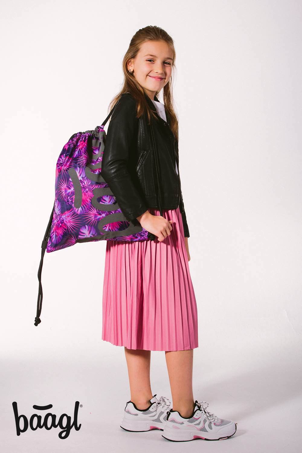 Skate Violet Rucksack-Set 3tlg: Rucksack, Federmäppchen, Turnbeutel