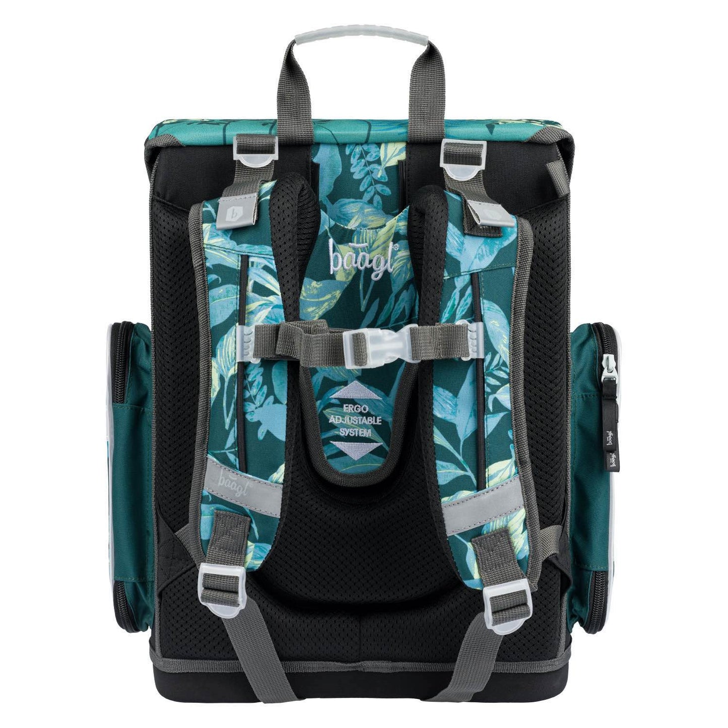 Ergo Tiger Schulranzen-Set 3tlg: Schulranzen, Federmäppchen, Turnbeutel