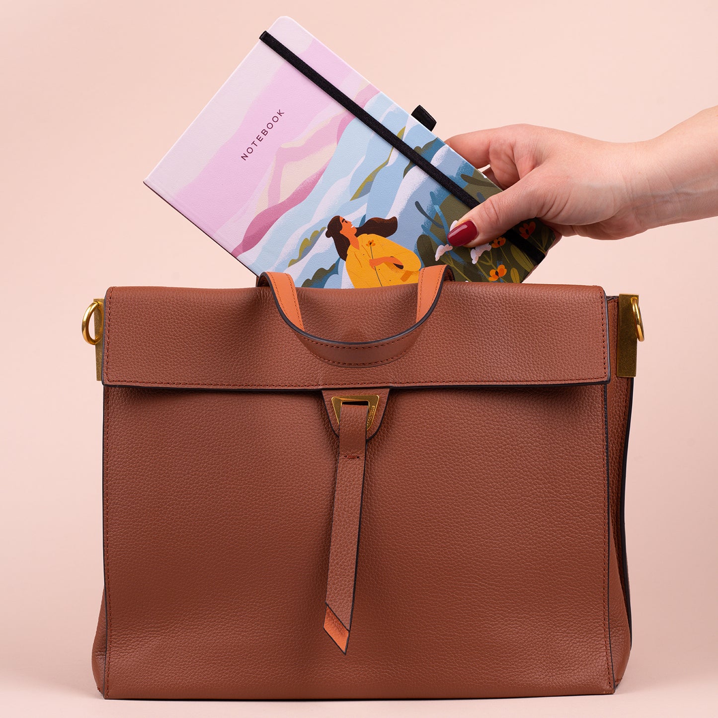 Notizbuch Landschaft, liniert, 13 x 21 cm