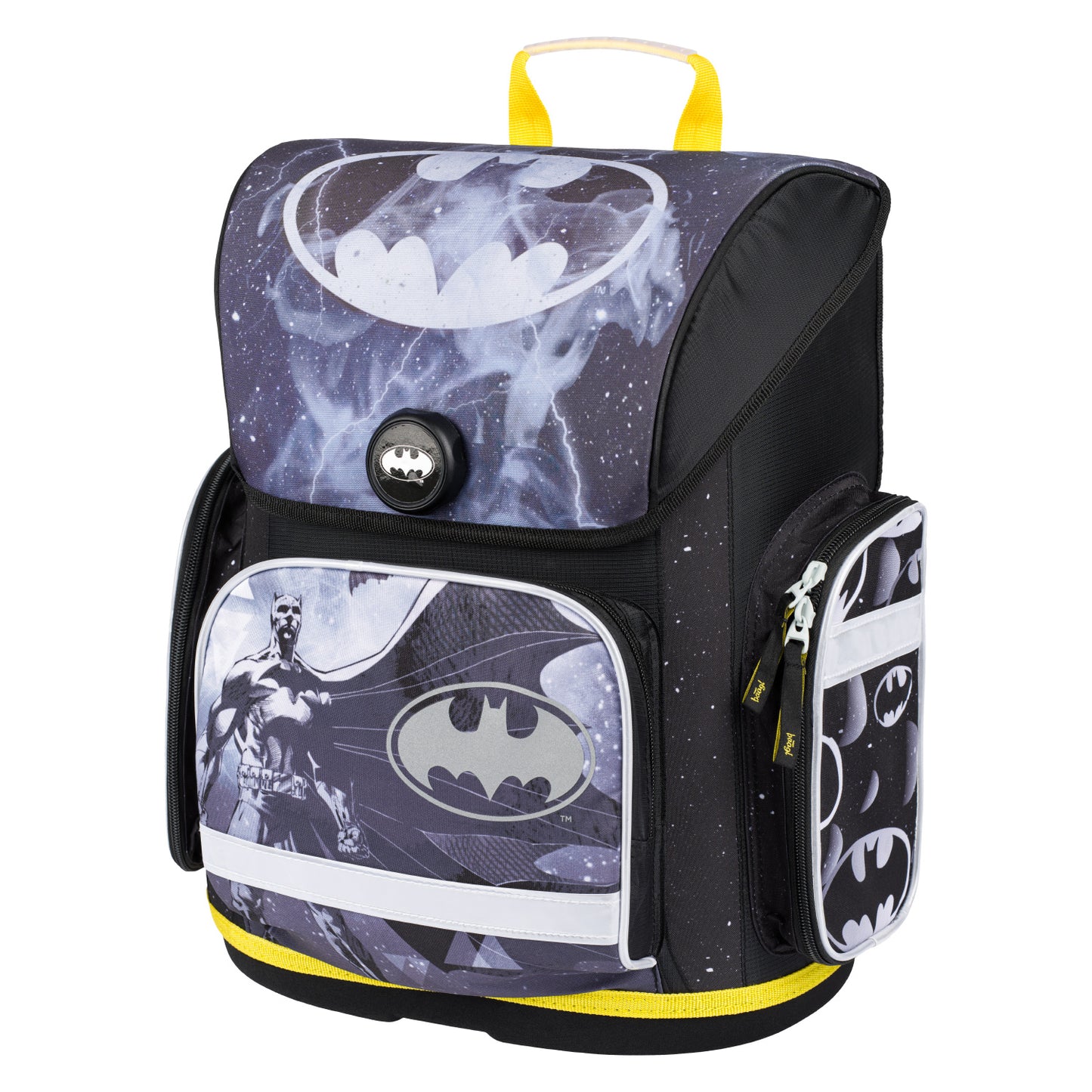 Ergo Batman Storm Schulranzen-Set 3tlg: Schulranzen, Federmäppchen, Turnbeutel