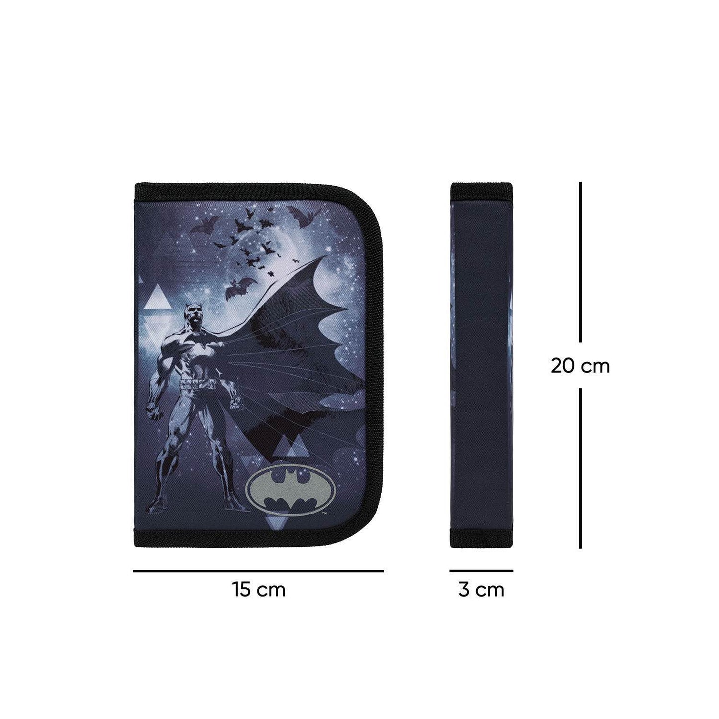 Ergo Batman Storm Schulranzen-Set 3tlg: Schulranzen, Federmäppchen, Turnbeutel
