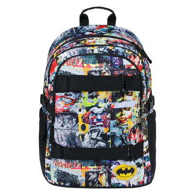 Skate Batman Comics Rucksack-Set 3tlg: Rucksack, Etui, Turnbeutel