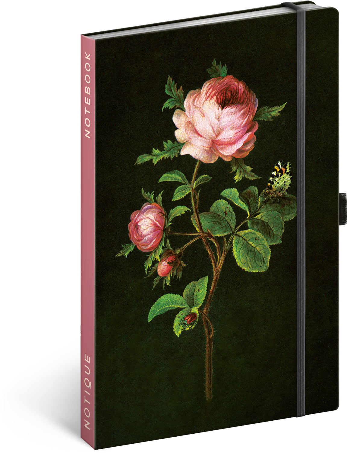 Notizbuch Rosen von Katerina Winter, liniert, 13 x 21 cm