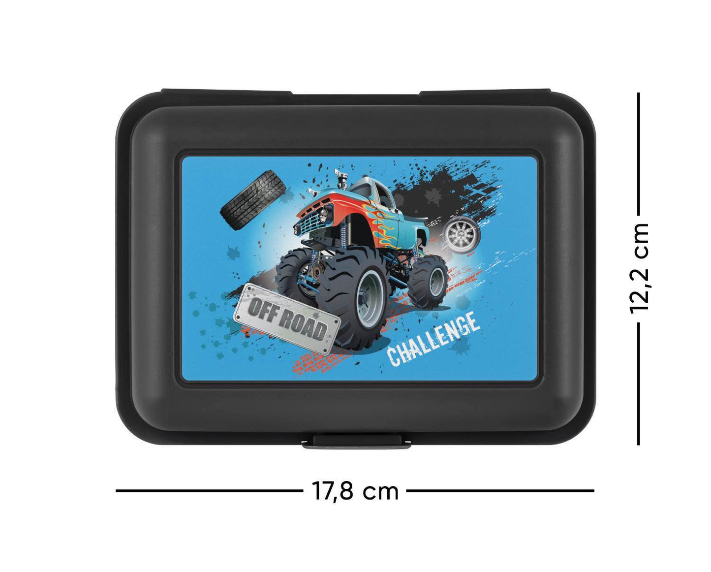 Ergo Truck Schulranzen-Set 5tlg: Schulranzen, Federmäppchen, Turnbeutel, Brotdose, Heftmappe