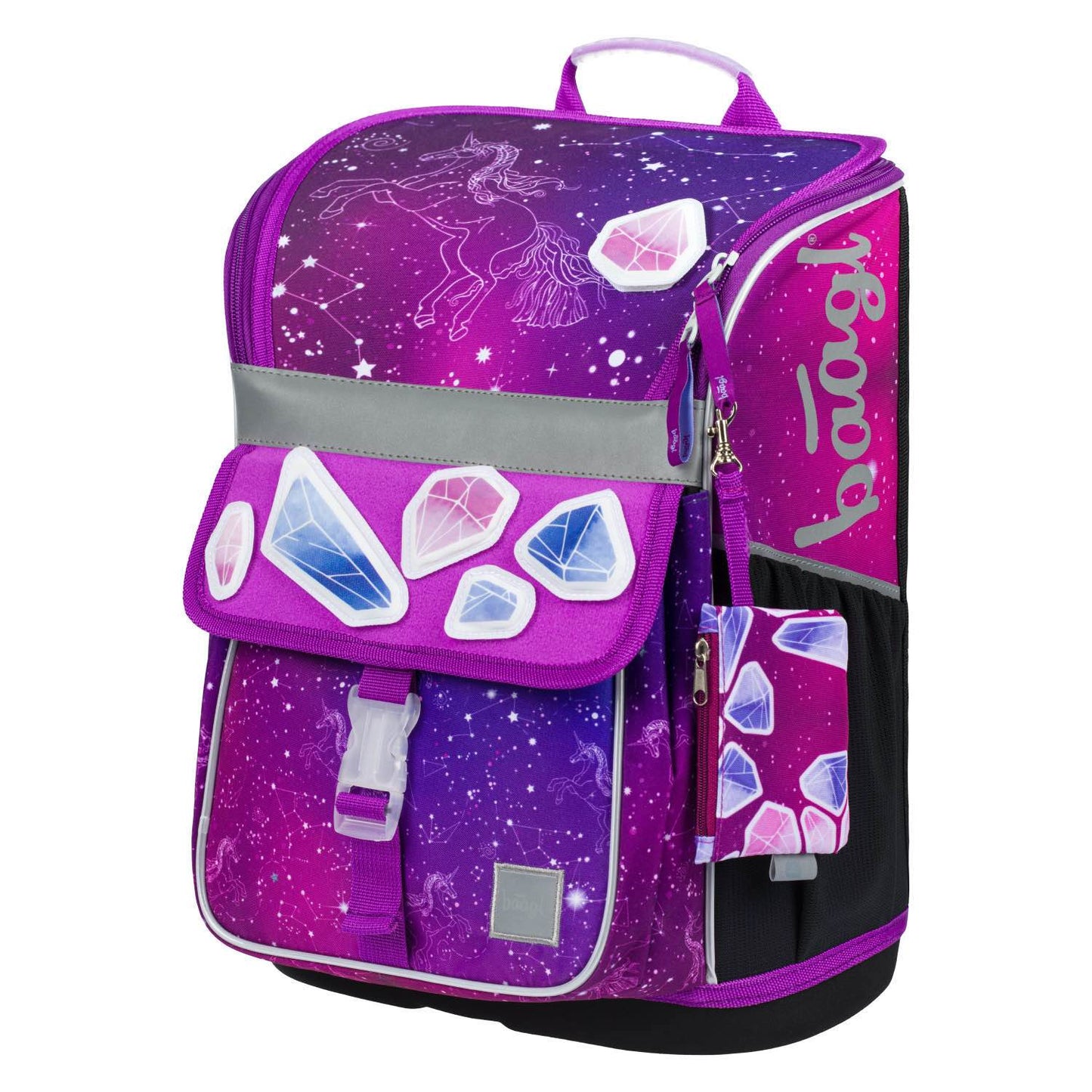 Zippy Unicorn Universe Schulranzen-Set 5tlg: Schulranzen, Federmäppchen, Turnbeutel, Brotdose, Heftmappe