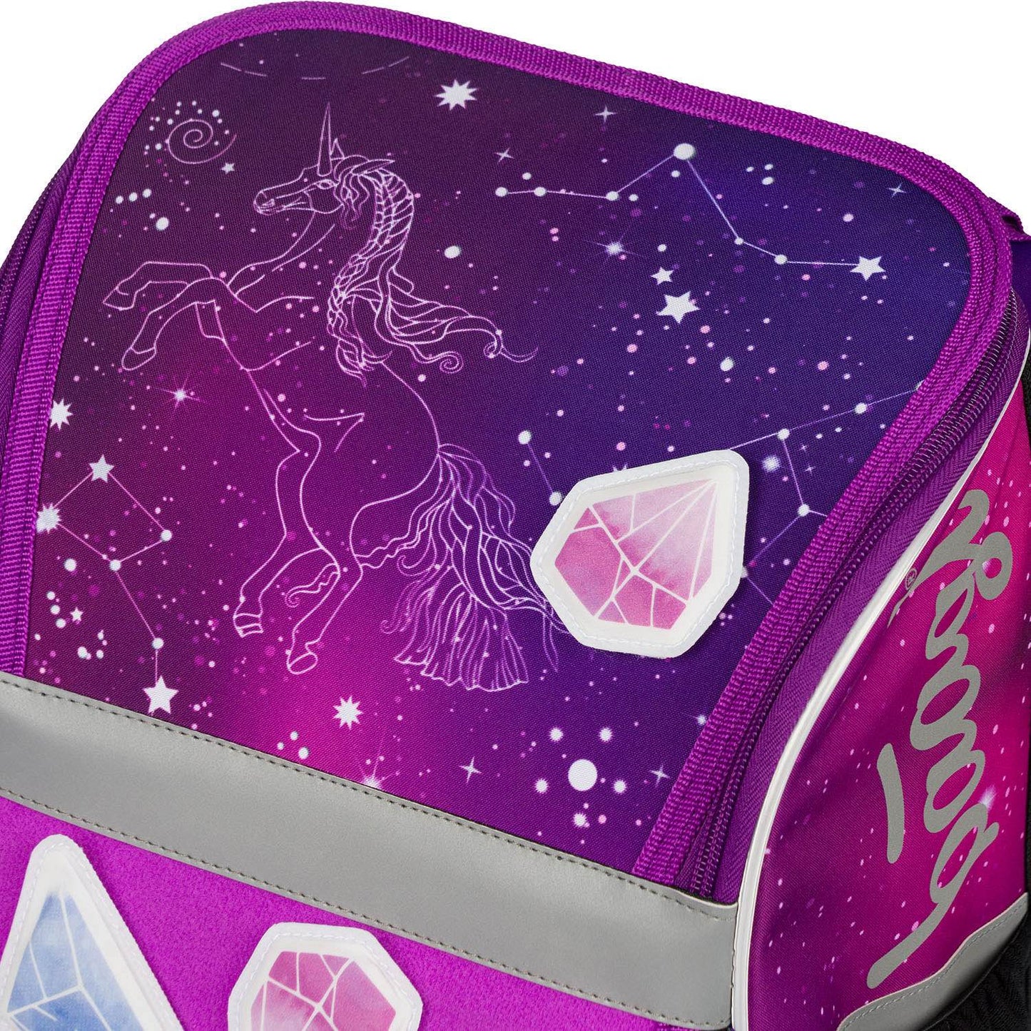 Zippy Unicorn Universe Schulranzen-Set 5tlg: Schulranzen, Federmäppchen, Turnbeutel, Brotdose, Heftmappe