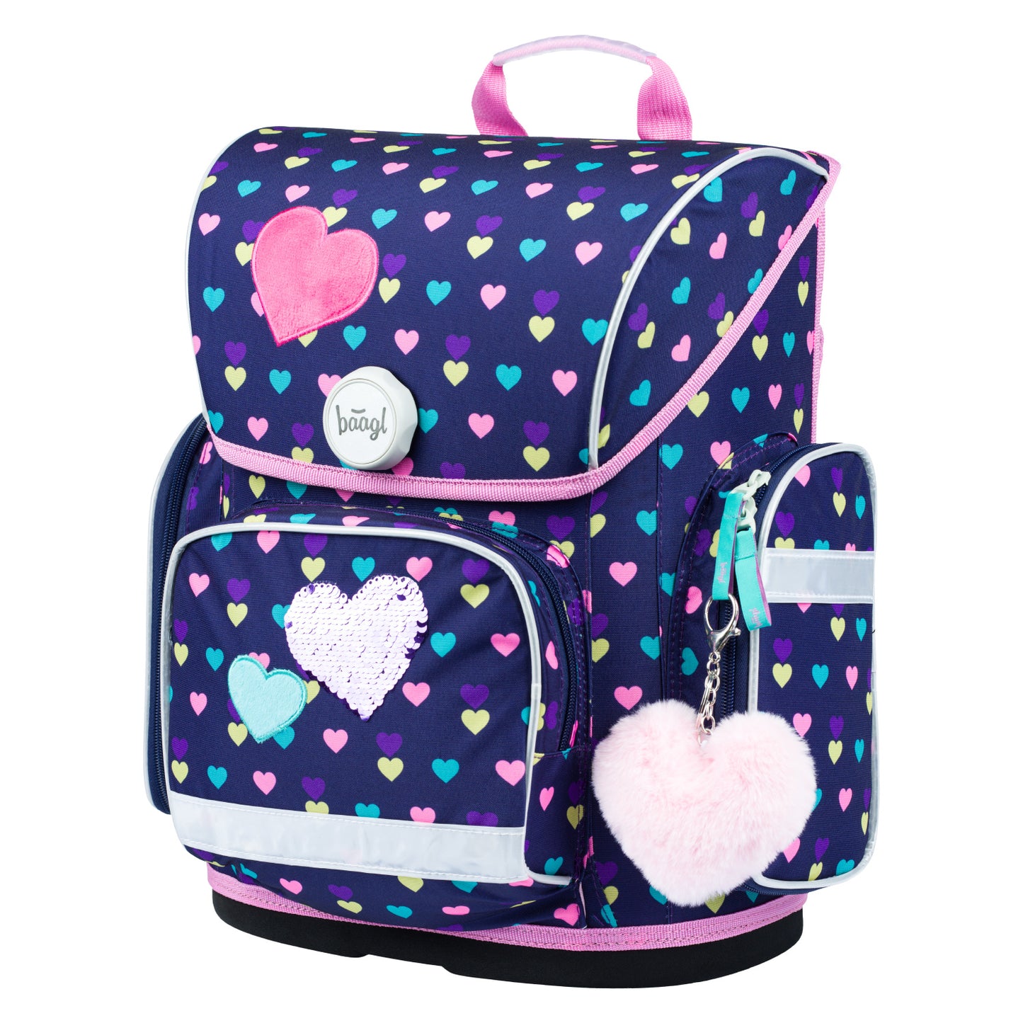 Schulranzen Ergo Pink Hearts