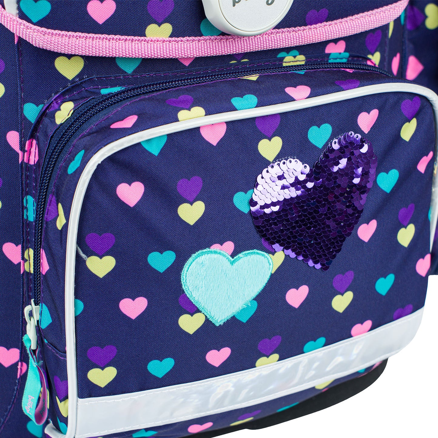 Schulranzen Ergo Pink Hearts