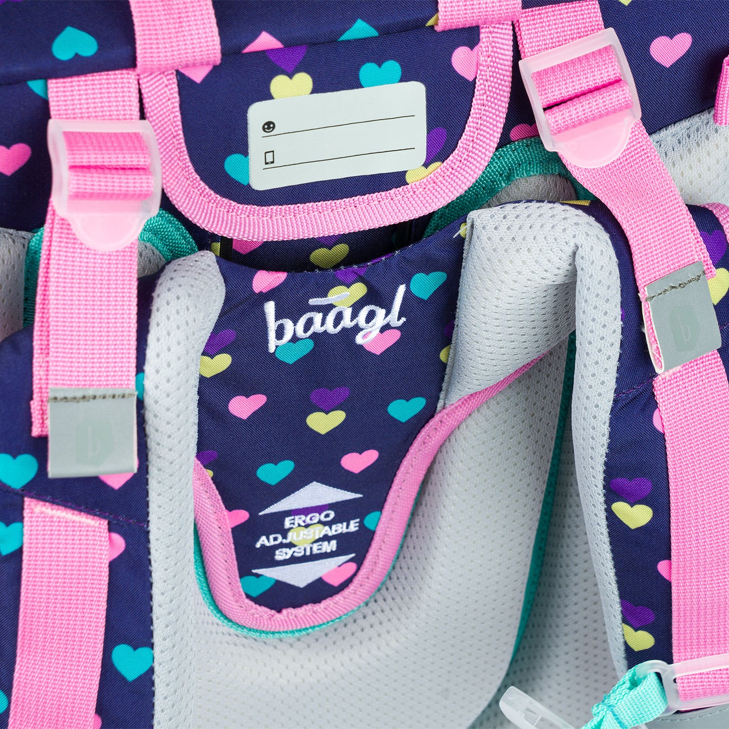 Schulranzen Ergo Pink Hearts