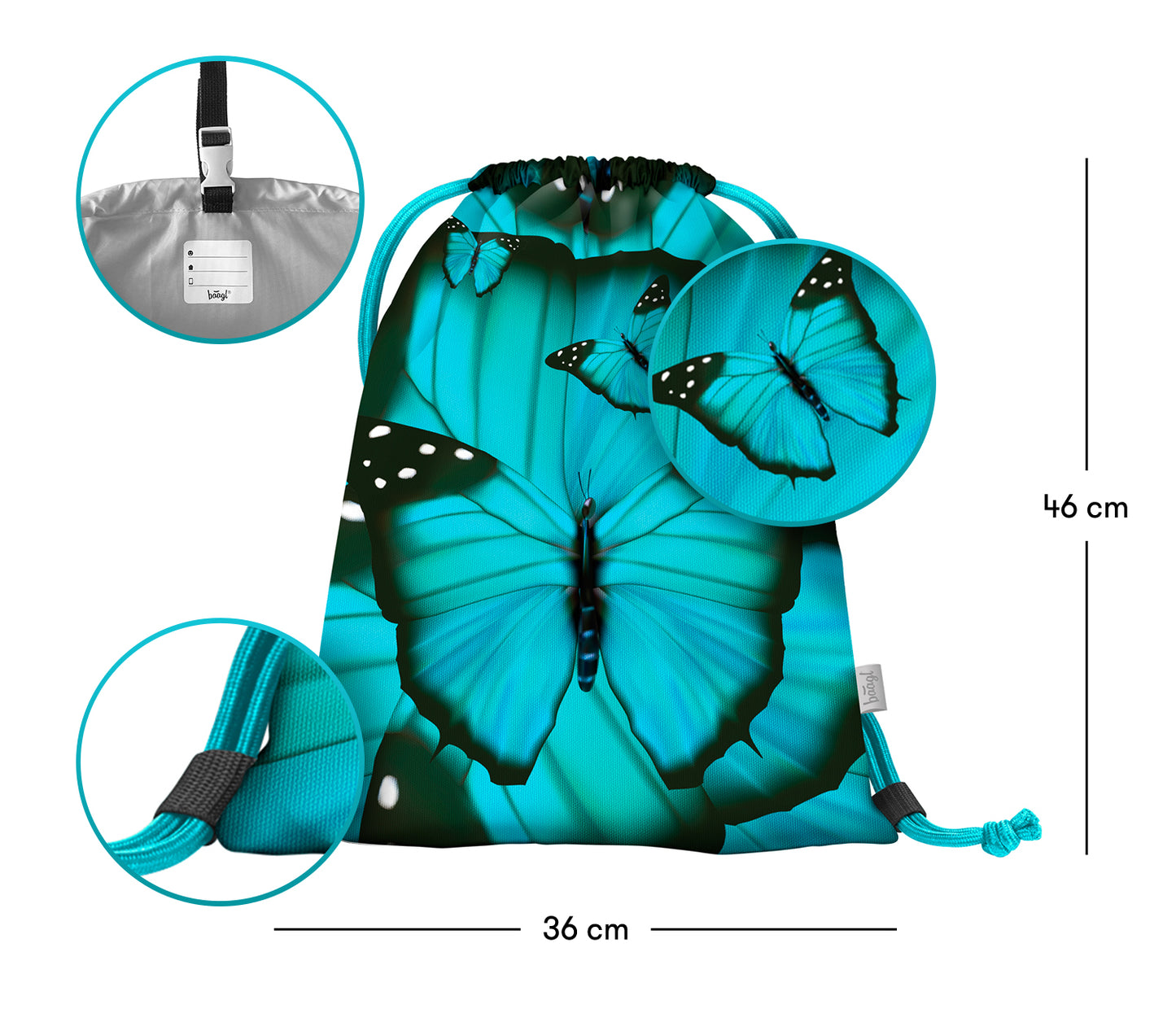 Turnbeutel Butterfly