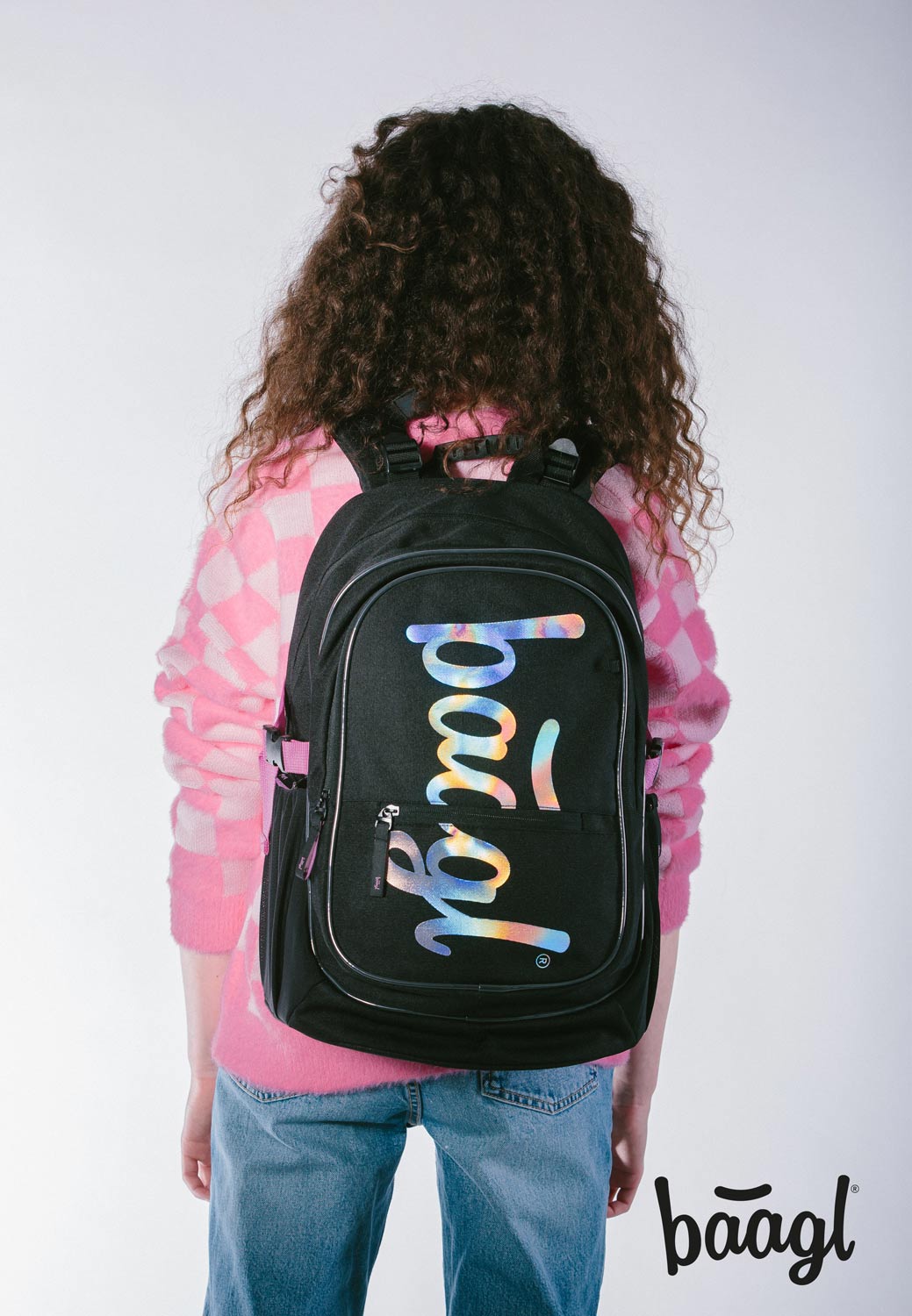 Core Metallic Holo Rucksack-Set 3tlg: Rucksack, Federmäppchen, Turnbeutel