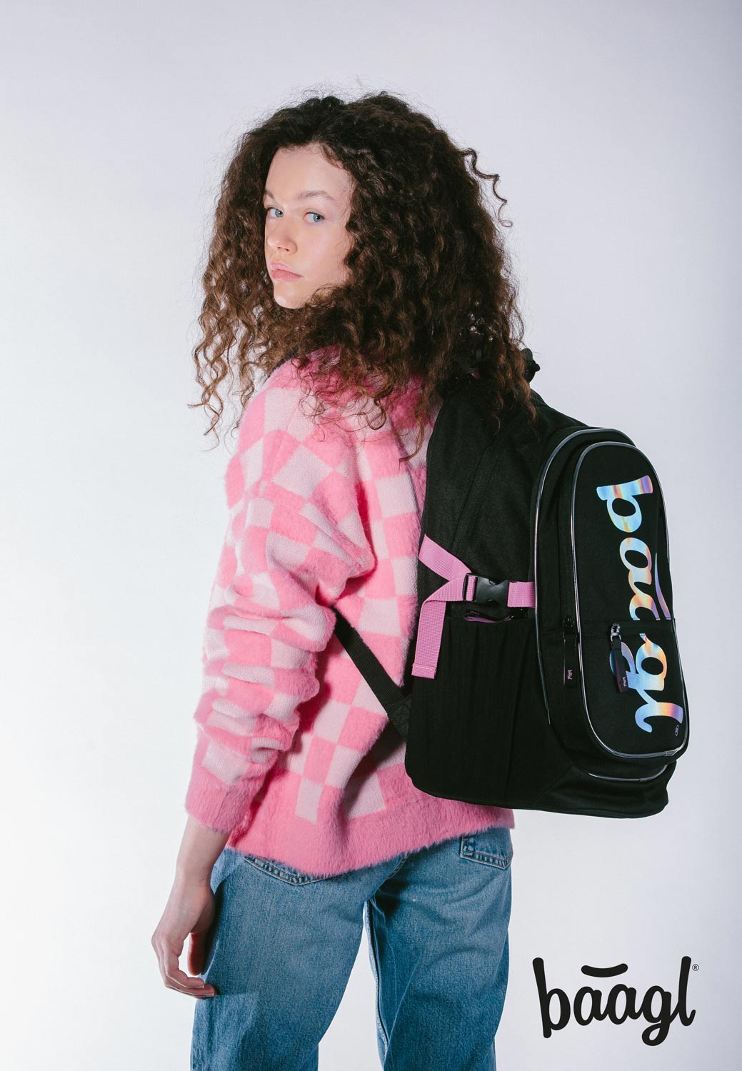 Core Metallic Holo Rucksack-Set 3tlg: Rucksack, Federmäppchen, Turnbeutel