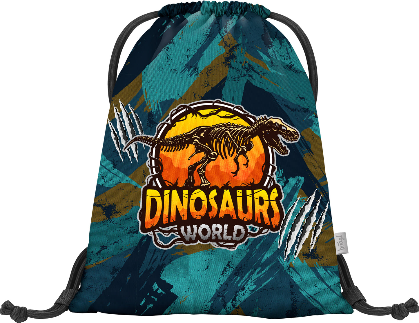 Ergo Dinosaurs World Schulranzen-Set 3tlg: Schulranzen, Federmäppchen, Turnbeutel