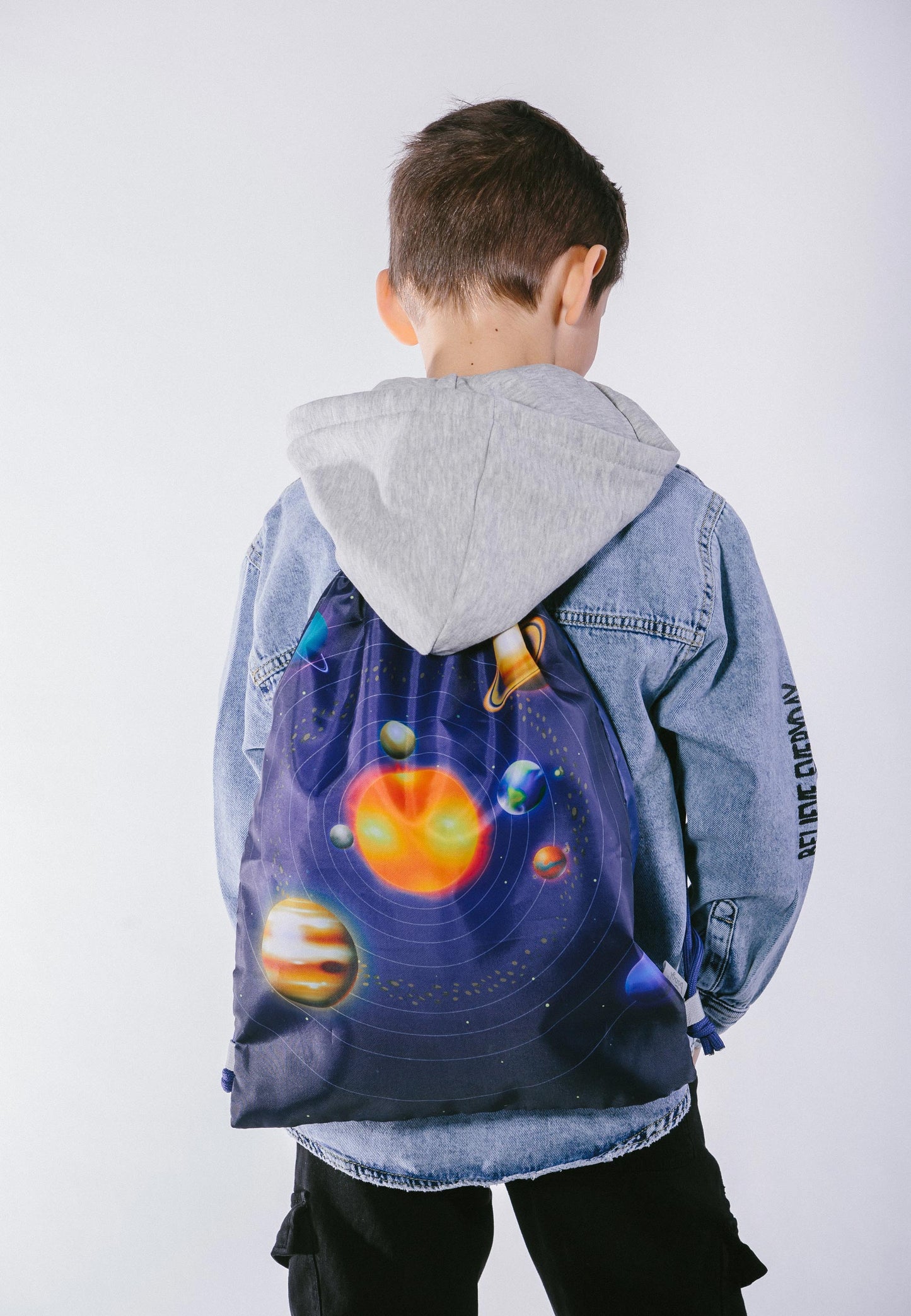 Airy Planeten Rucksack-Set 3tlg: Rucksack, Federmäppchen, Turnbeutel