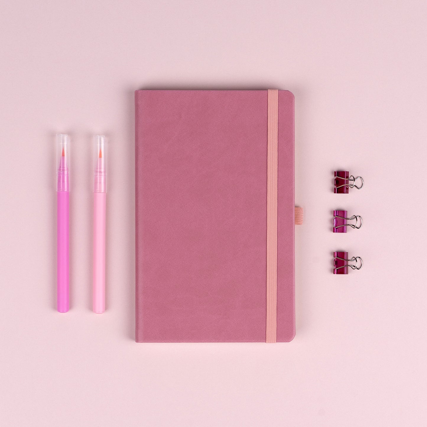 Notizbuch Rosa, liniert, 13 × 21 cm