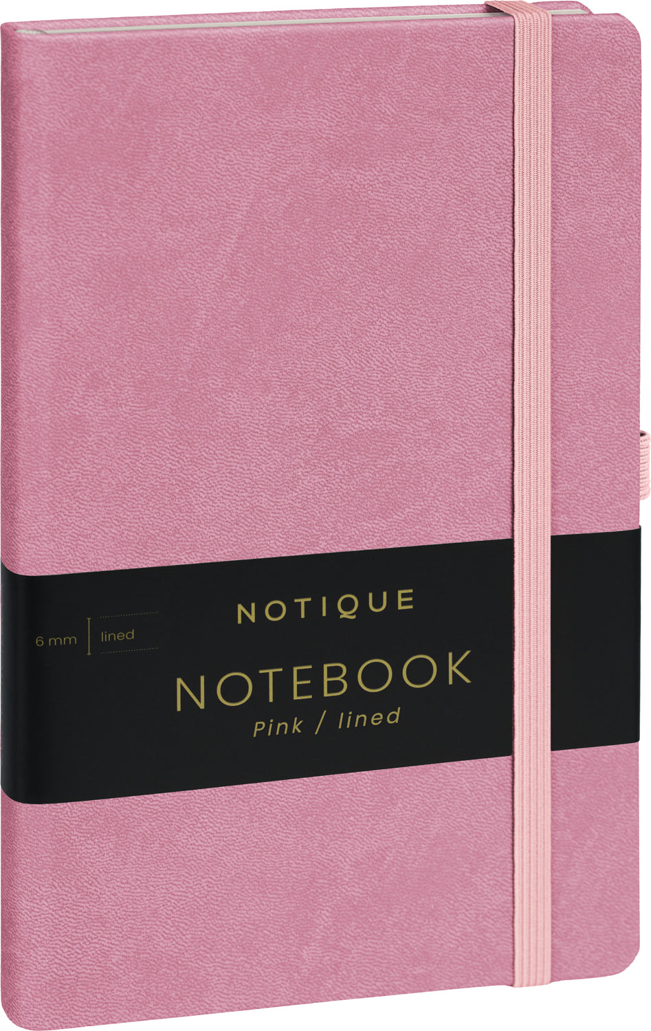 Notizbuch Rosa, liniert, 13 × 21 cm