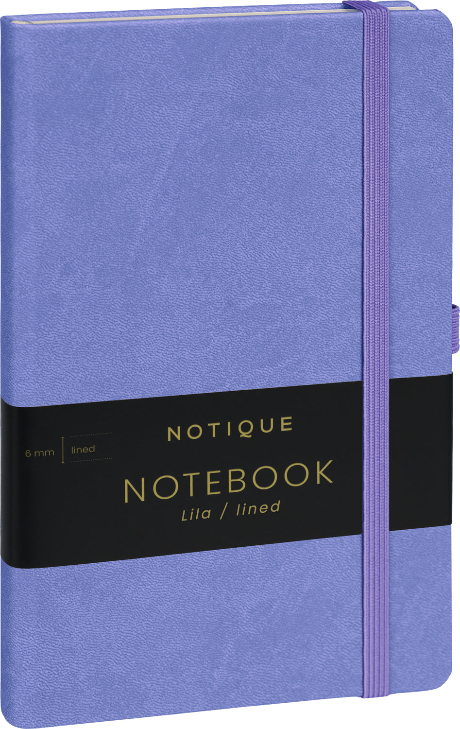 Notizbuch Lila, liniert, 13 × 21 cm
