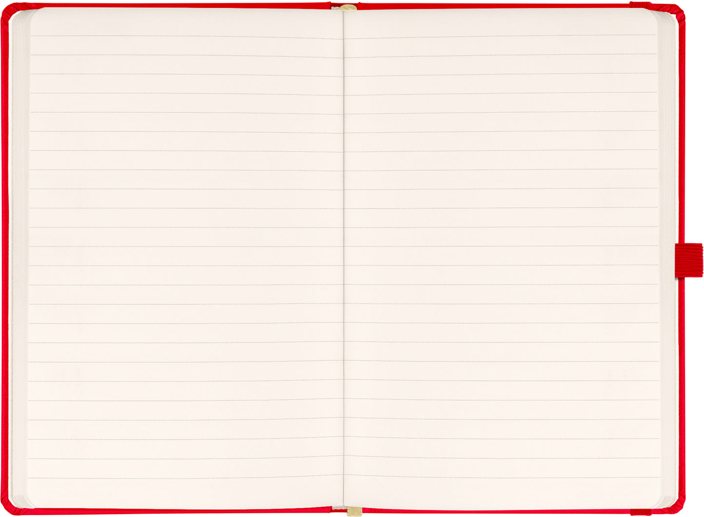 Notizbuch Rot, liniert, 13 × 21 cm