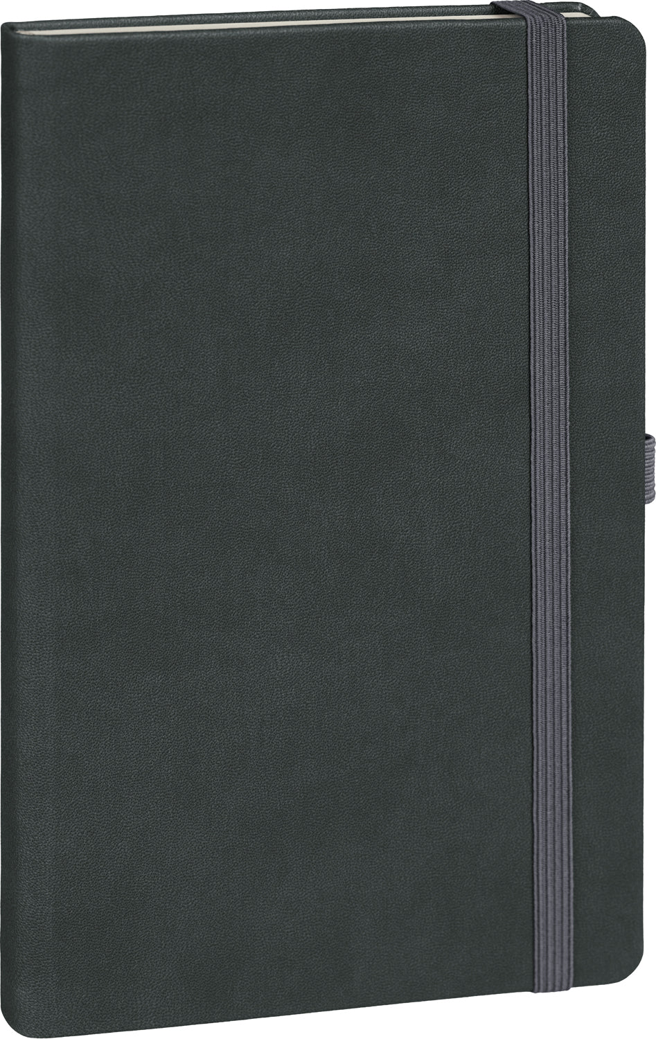 Notizbuch Grau, liniert, 13 × 21 cm