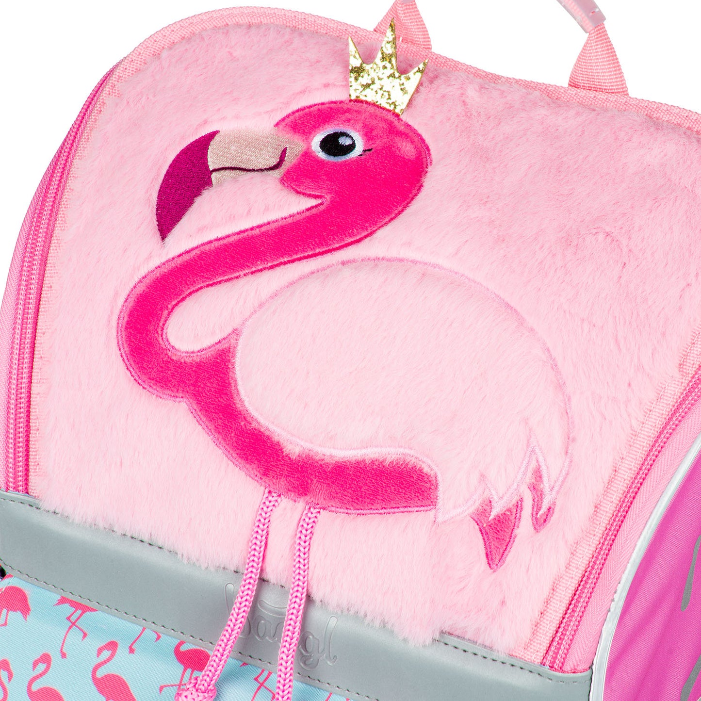 Zippy Flamingo Schulranzen-Set 5tlg: Schulranzen, Federmäppchen, Turnbeutel, Brotdose, Heftmappe