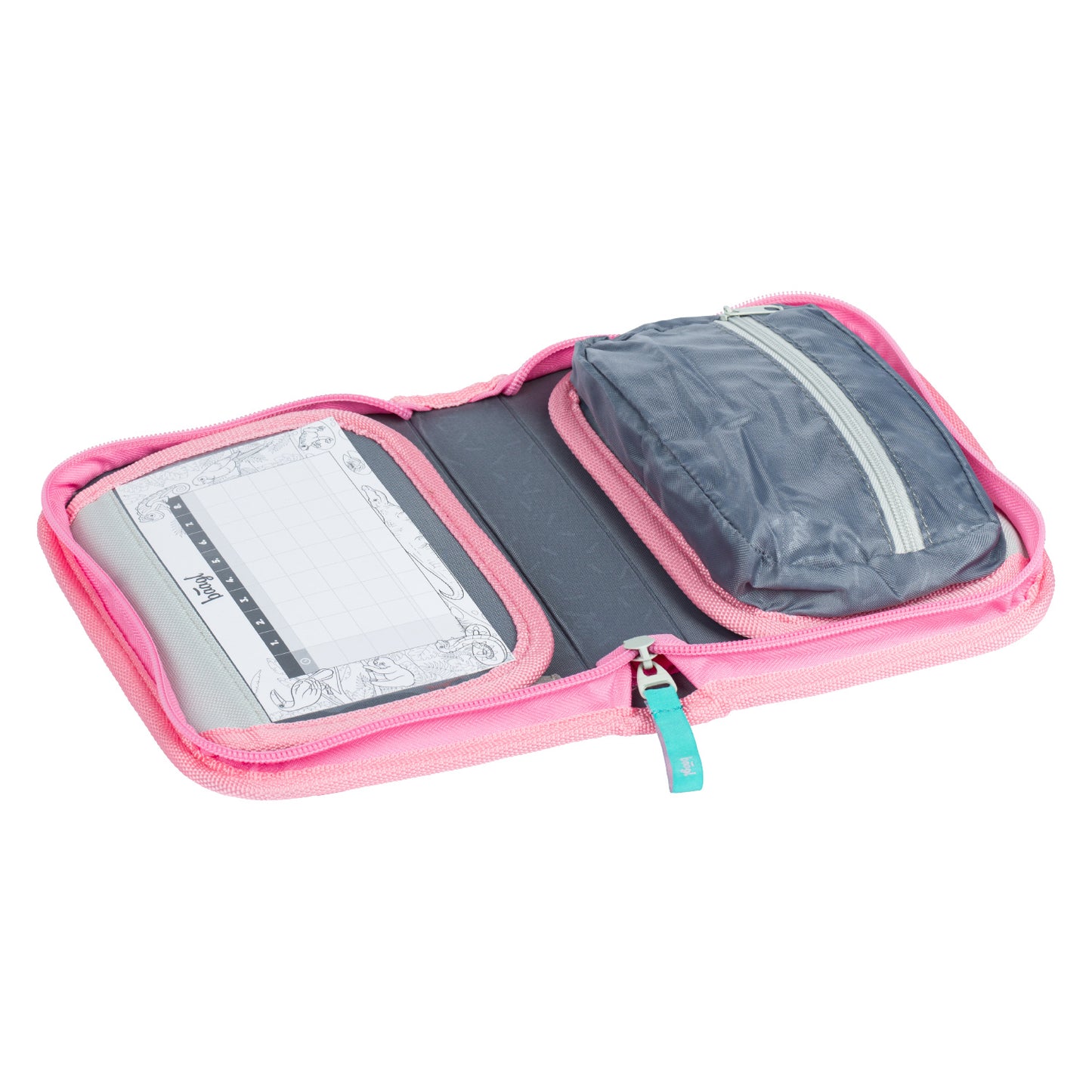 Zippy Flamingo Schulranzen-Set 5tlg: Schulranzen, Federmäppchen, Turnbeutel, Brotdose, Heftmappe