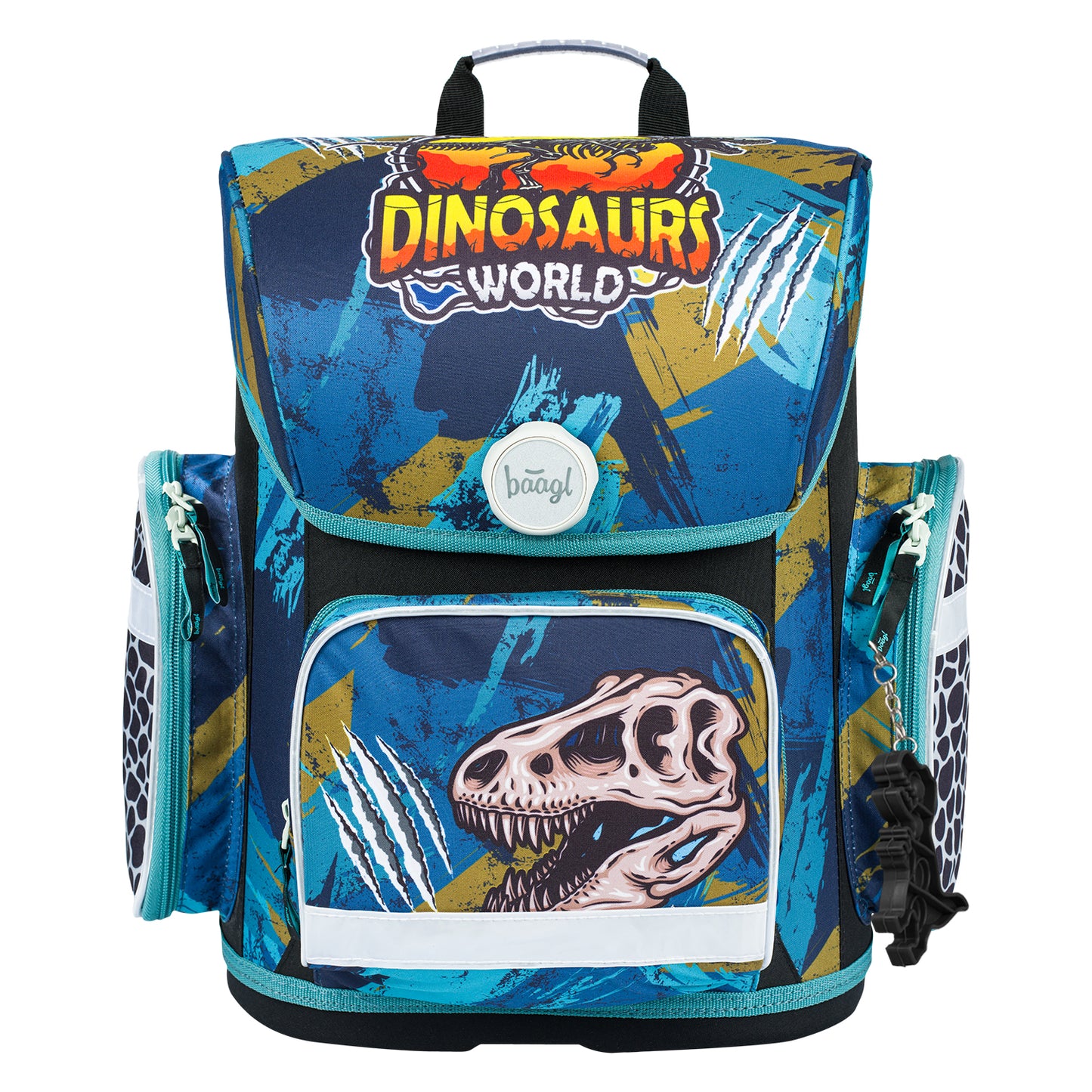 Ergo Dinosaurs World Schulranzen-Set 5tlg: Schulranzen, Federmäppchen, Turnbeutel, Brotdose, Heftmappe