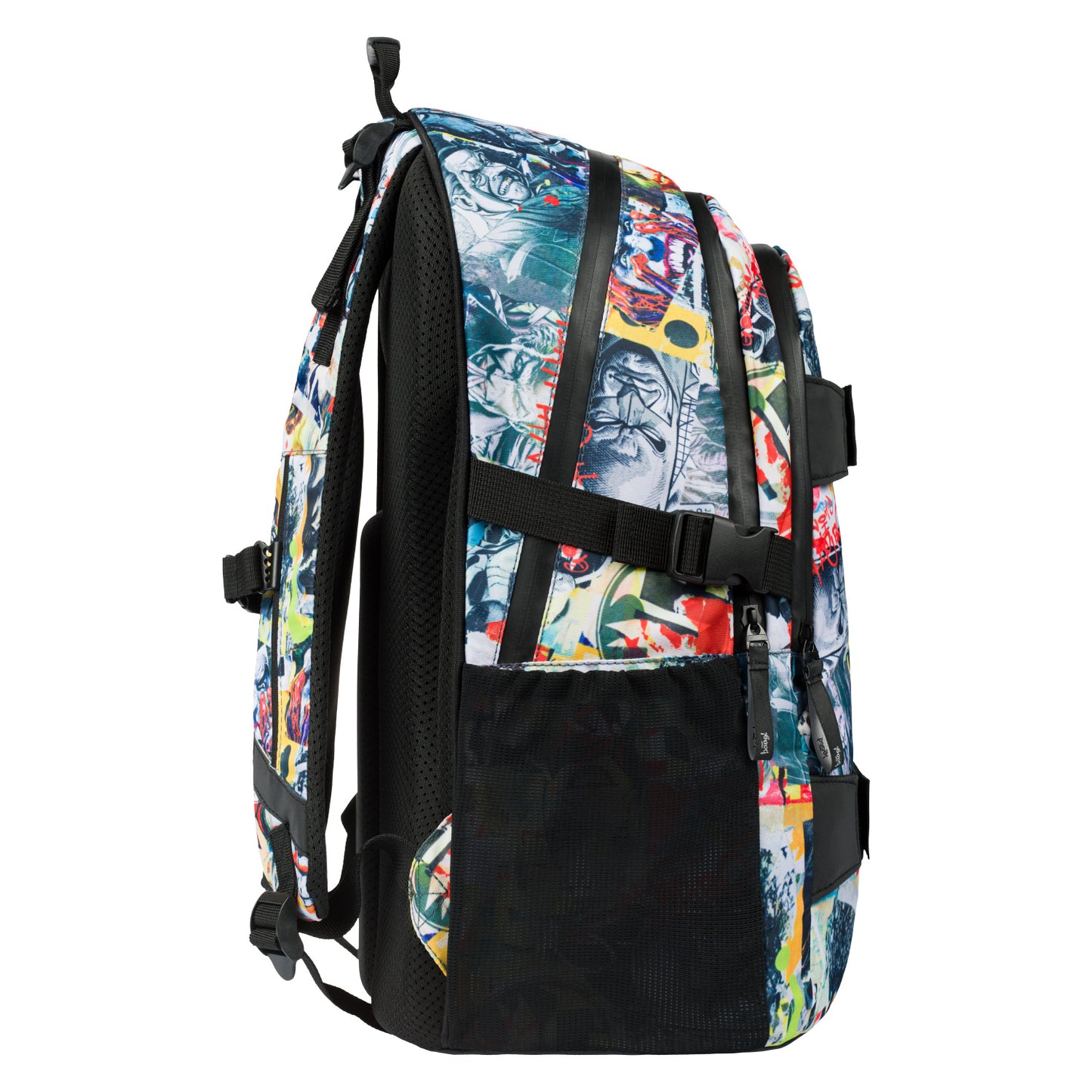 Skate Batman Comics Rucksack-Set 5tlg: Rucksack, Federmäppchen, Turnbeutel, Geldbörse, Heftmappe