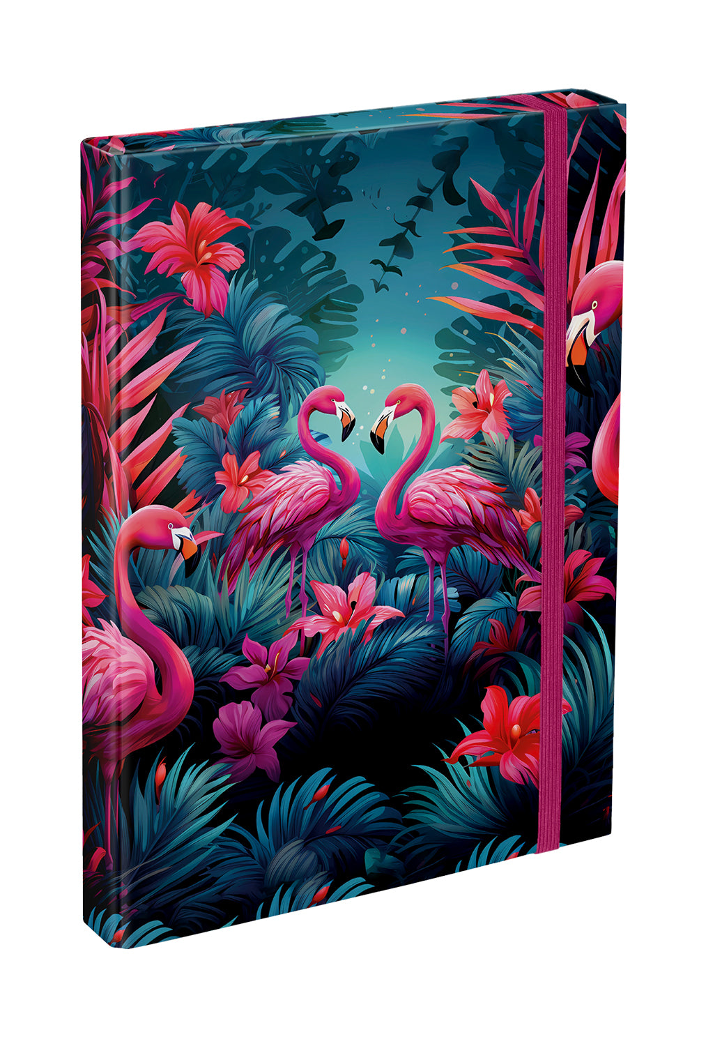 Heftmappe A4 Flamingos